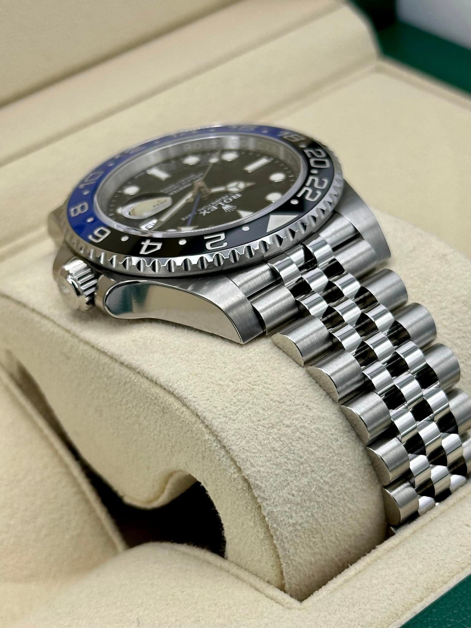 NEW 2022 Rolex GMT-Master II "Batgirl" 40mm 126710BLNR Jubilee - MyWatchLLC