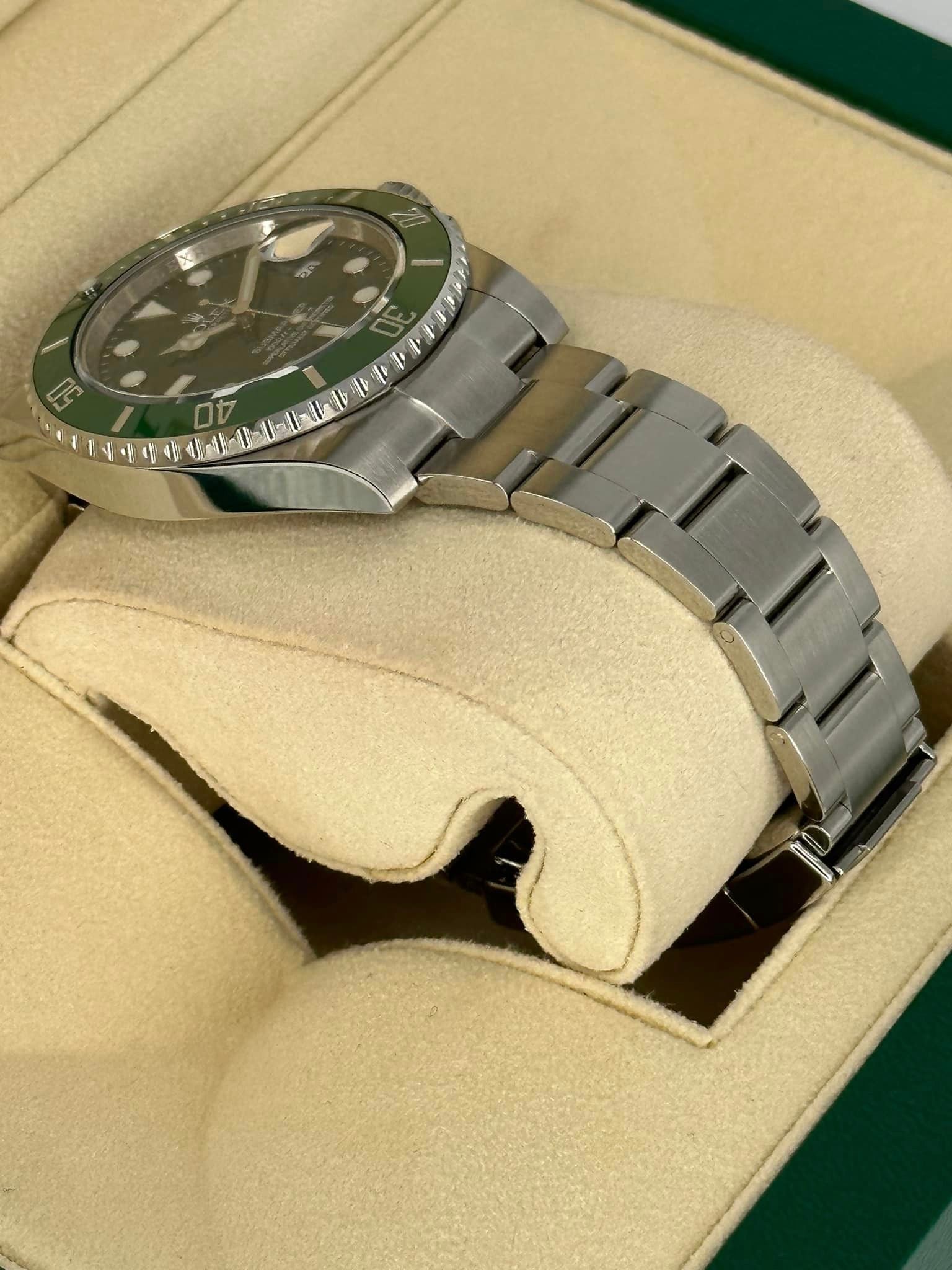Rolex Submariner Date "Hulk" 40mm 116610LV Stainless Steel Green Dial - MyWatchLLC