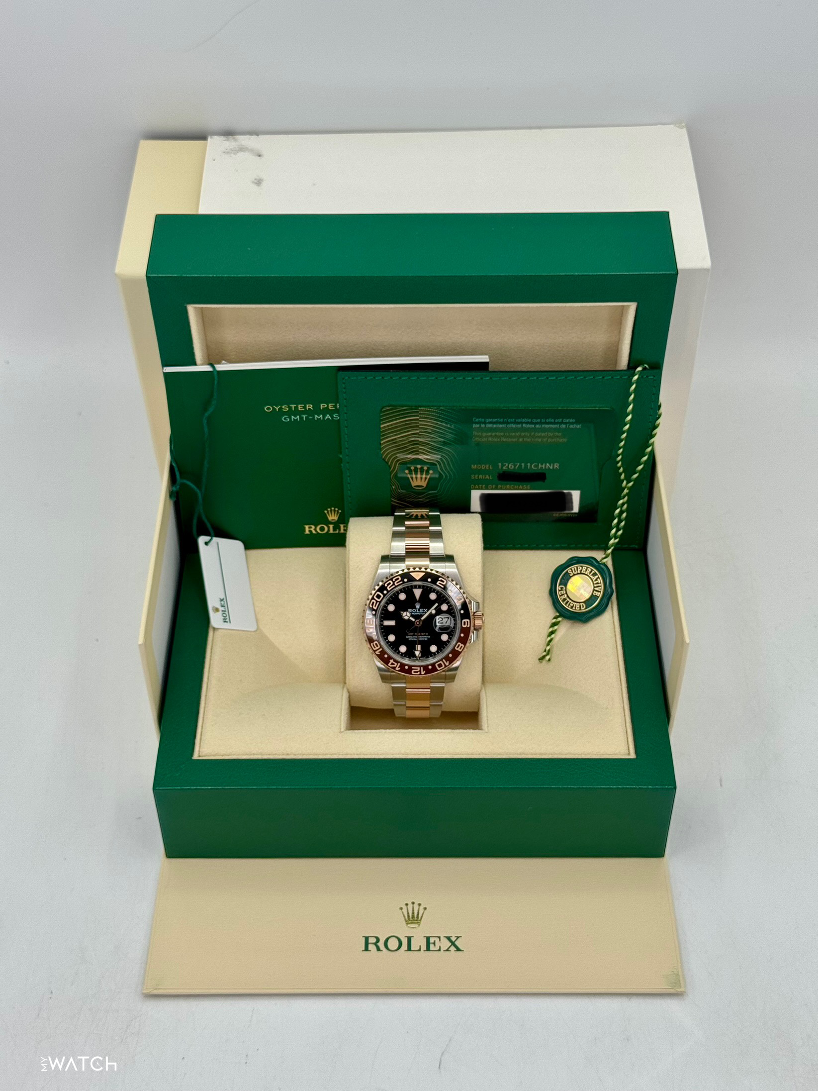2022 Rolex GMT-Master II "Rootbeer" 40mm 126711CHNR Two-Tone - MyWatchLLC