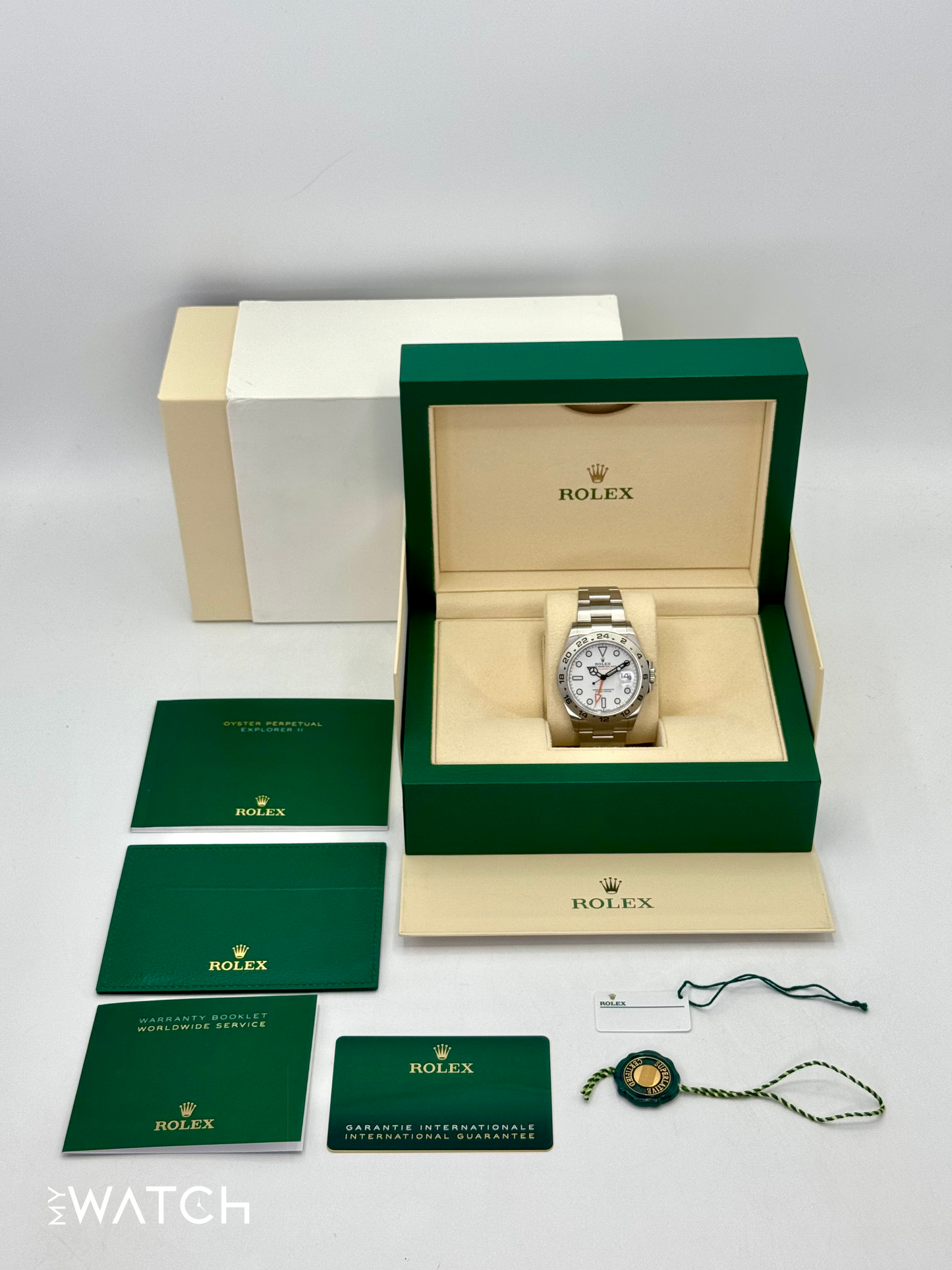 2023 Rolex Explorer II 42mm 226570 Polar White Dial - MyWatchLLC