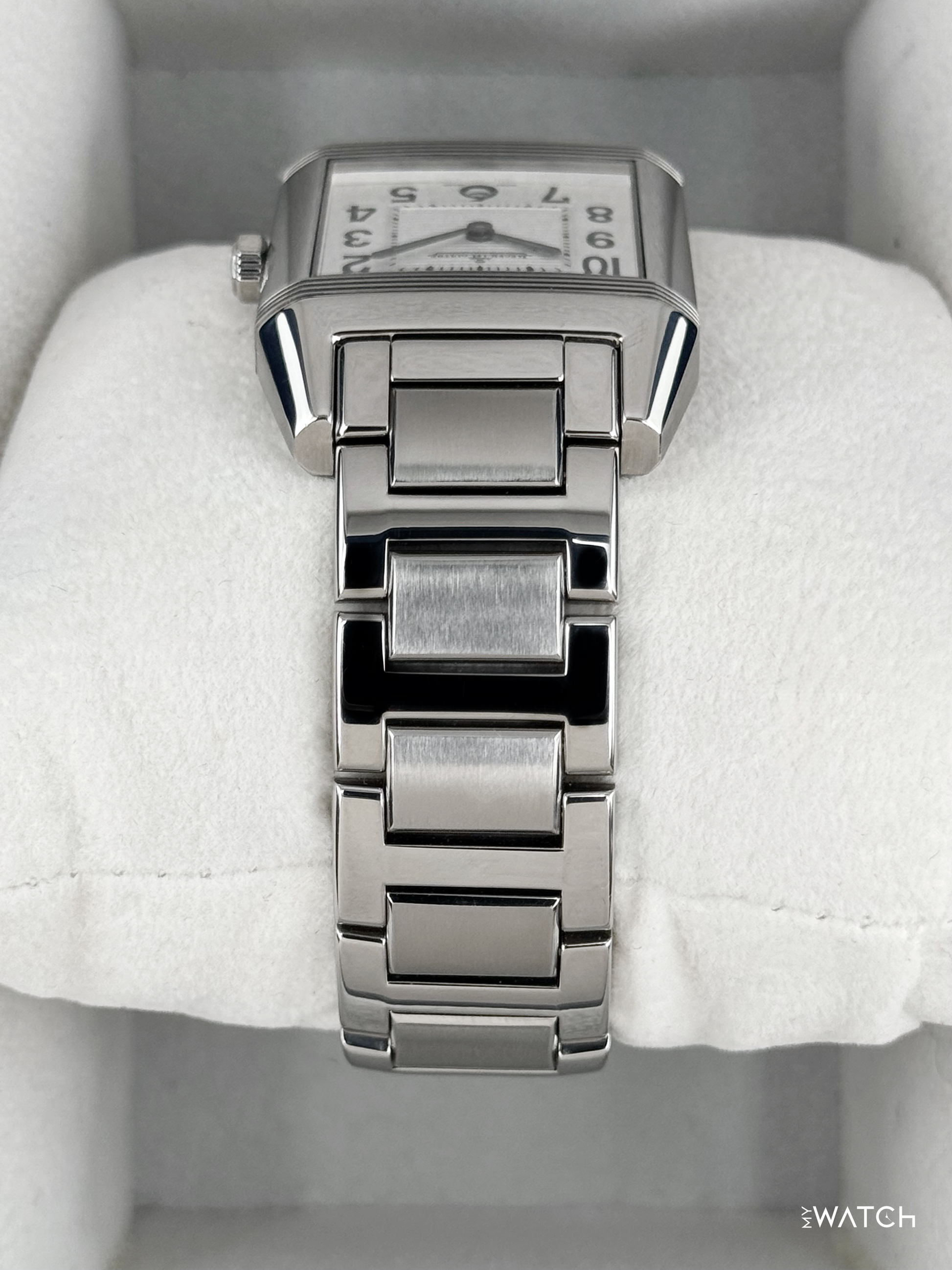 2026 Jaeger-Coultre Reverso Squadra 29mm 234.8.66 Stainless Steel White Dial - MyWatchLLC
