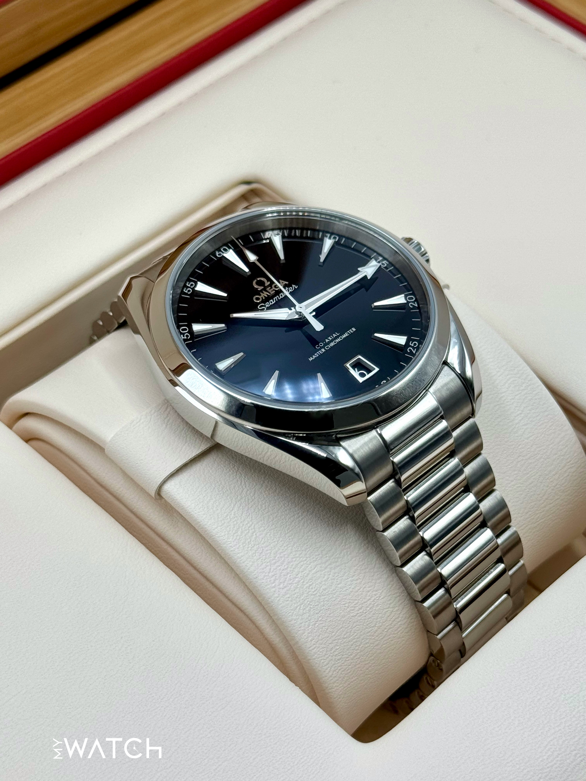 2025 Omega Seamaster Aqua Terra 41mm 220.10.41.21.01.002 Black Dial - MyWatchLLC