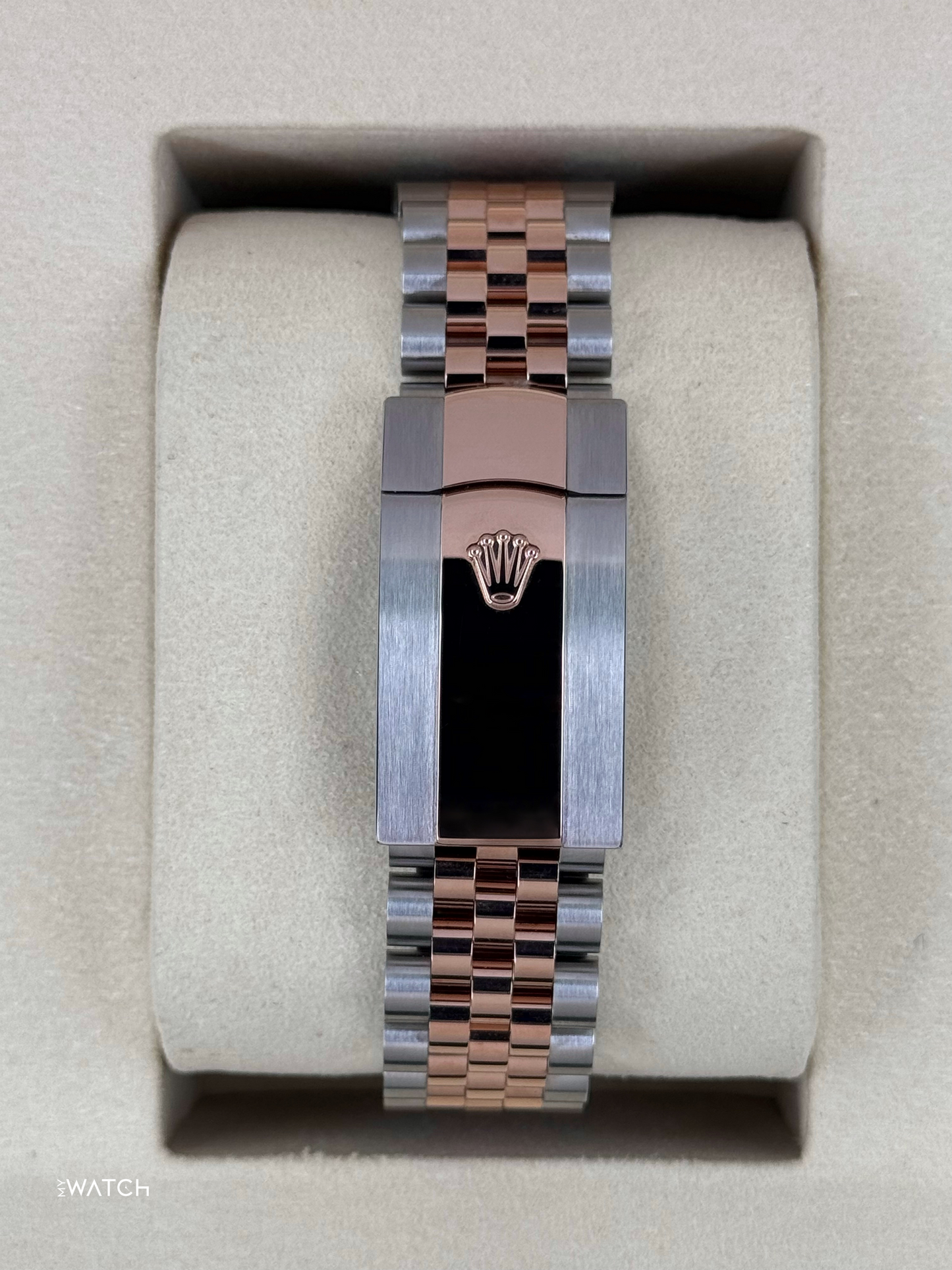 NEW 2025 Rolex Datejust 41mm 126331 Two-Tone Rose Gold Chocolate Dial - MyWatchLLC