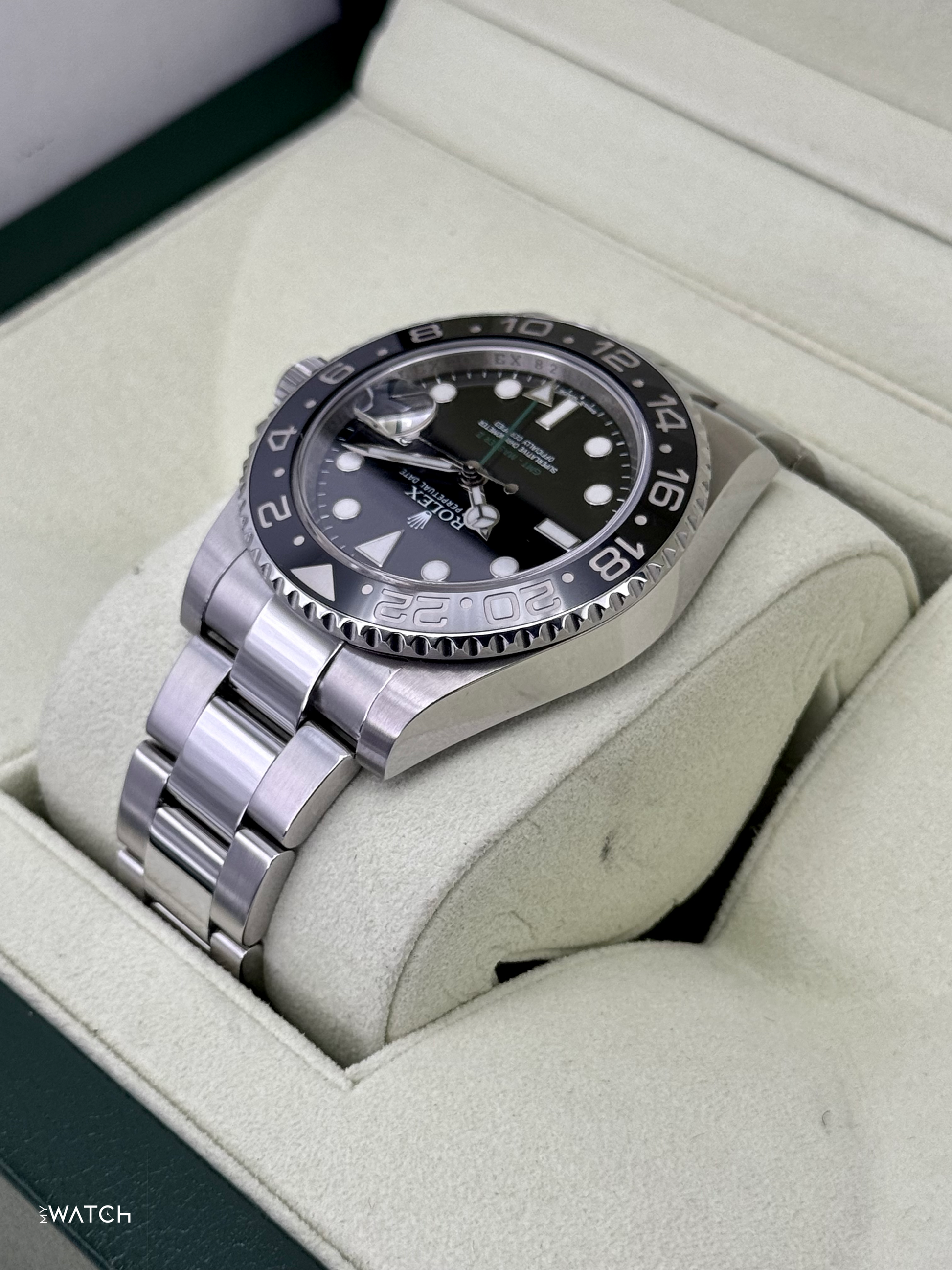 2013 Rolex GMT-Master II 40mm 116710LN Stainless Steel Black Dial - MyWatchLLC