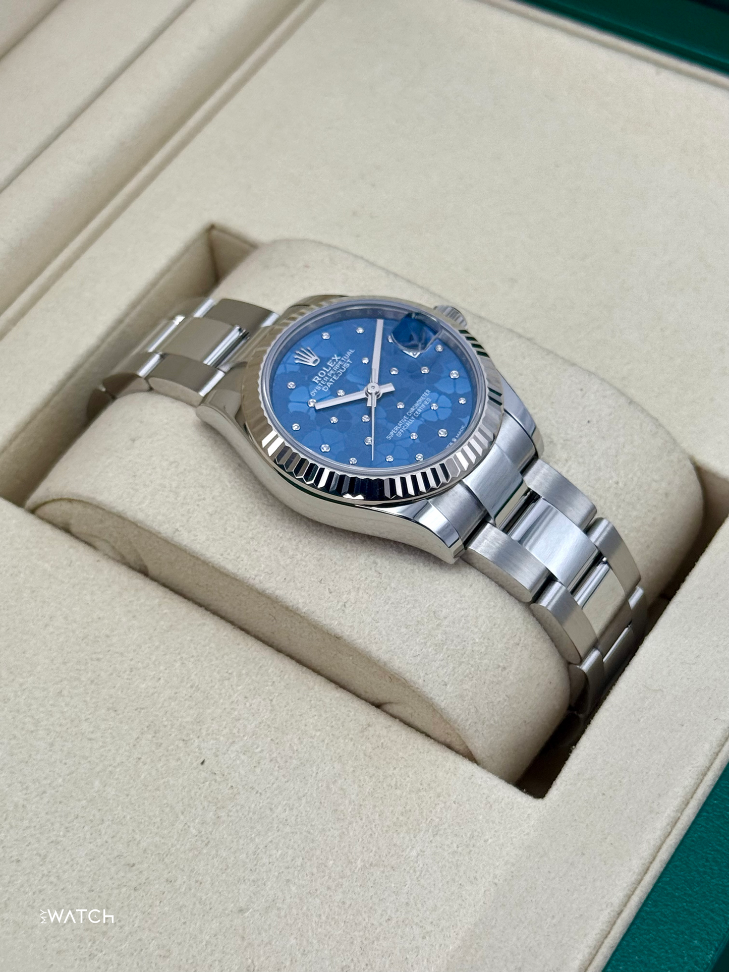 2025 Rolex Lady Datejust 31mm 278274 Stainless Steel Oyster Floral Dial