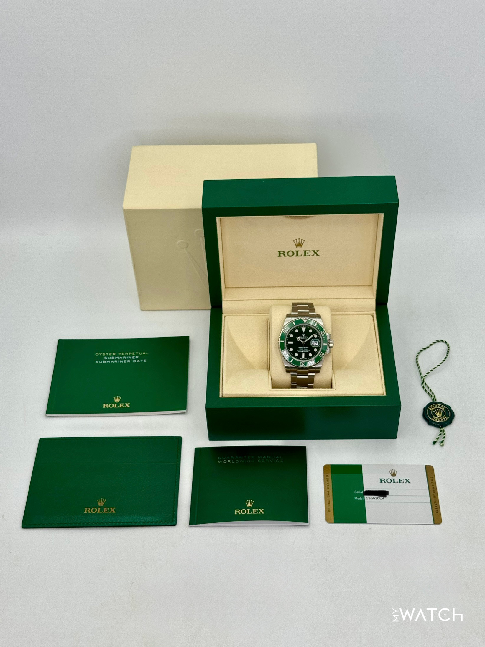 2018 Rolex Submariner “Hulk” 40mm 116610LV Green Dial - MyWatchLLC