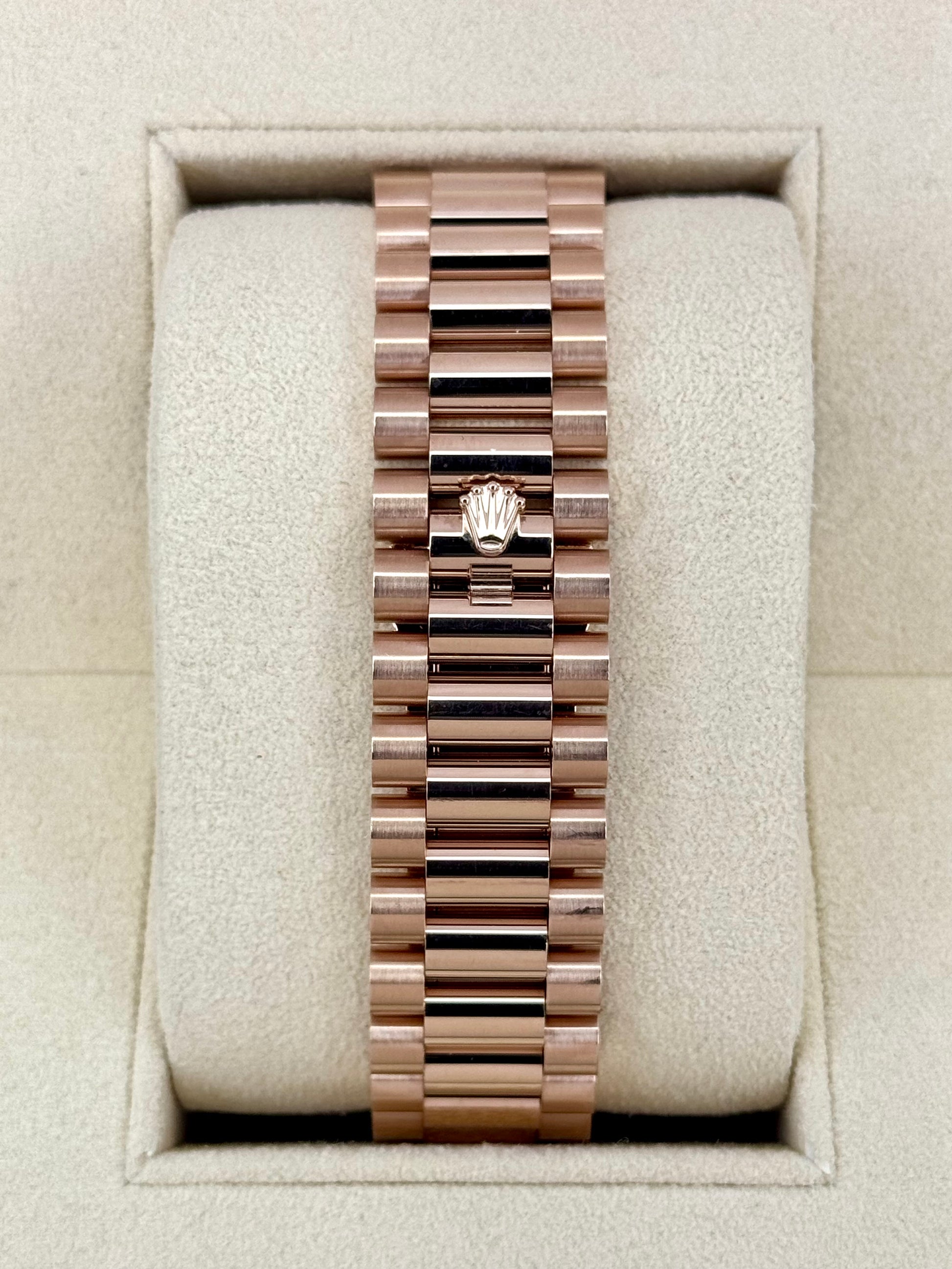 2024 Rolex Day-Date 40mm 228235 Rose Gold Chocolate Dial - MyWatchLLC