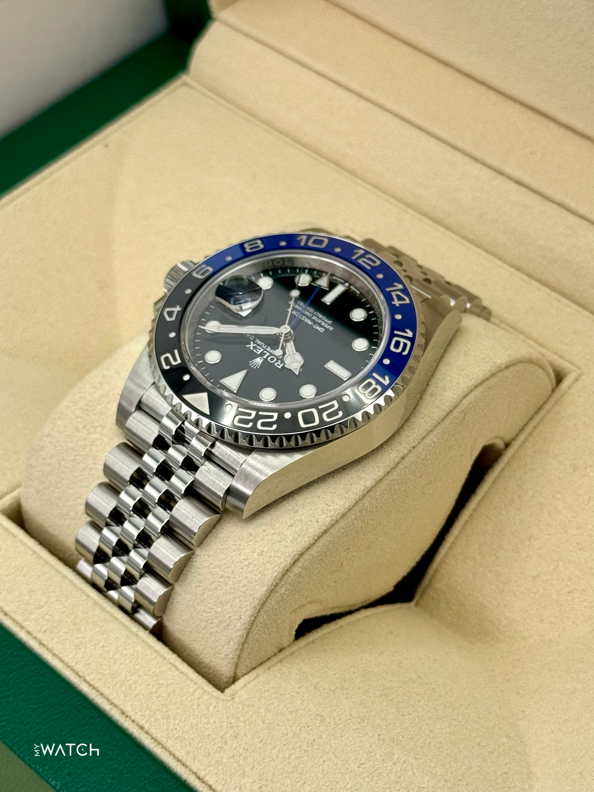 2020 Rolex GMT-Master II "Batgirl" 40mm 126710BLNR Jubilee - MyWatchLLC
