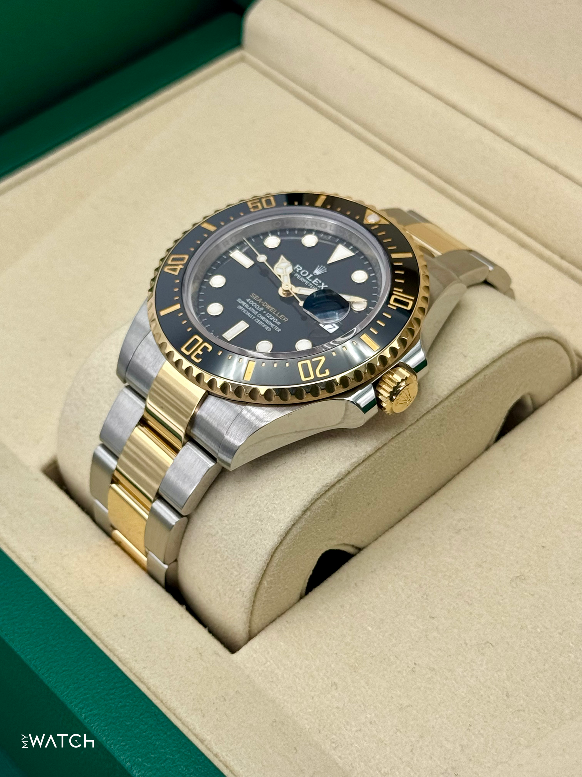 2025 Rolex Sea-Dweller 43mm 126603 Two-Tone Black Dial - MyWatchLLC