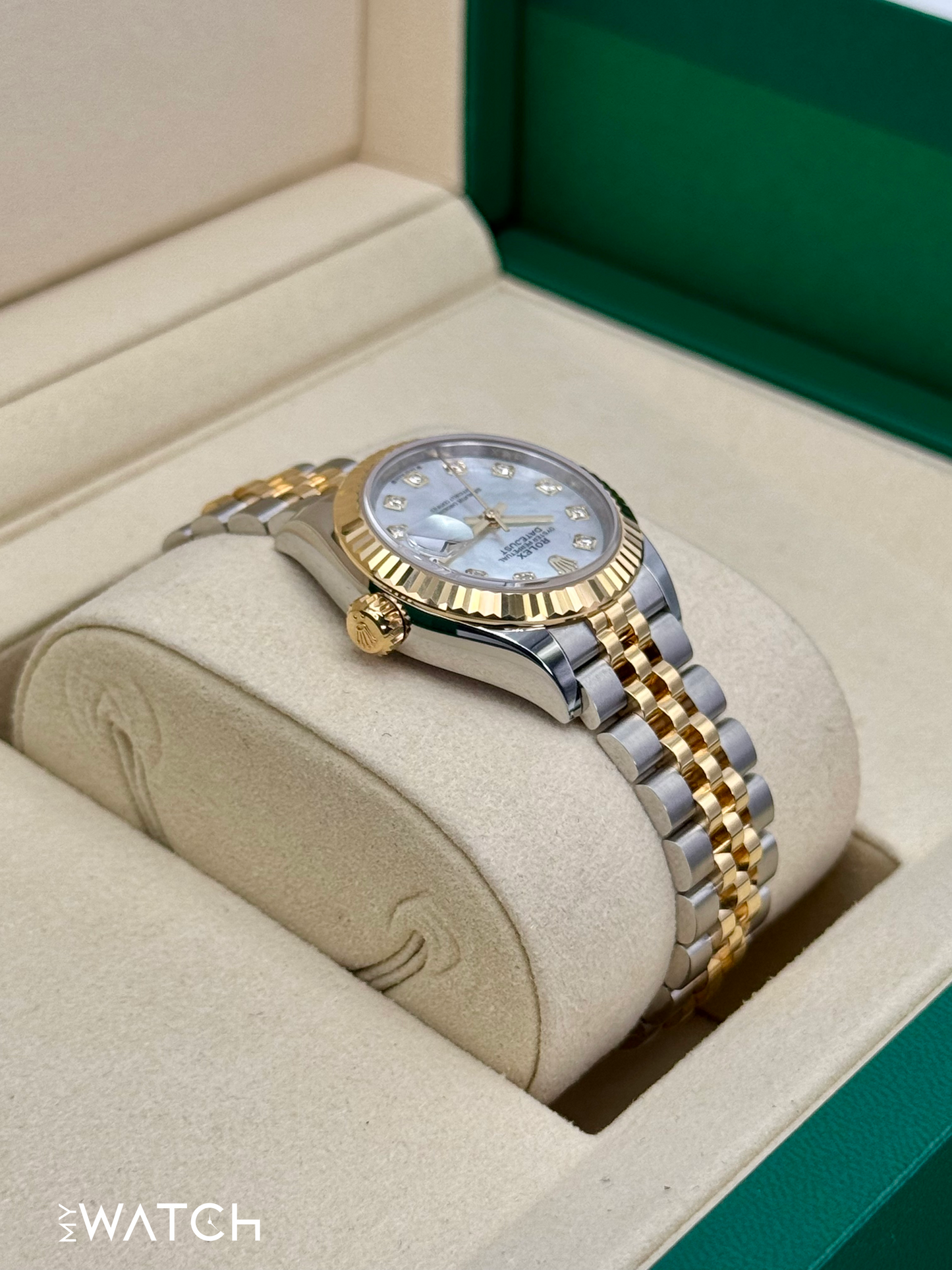 NEW 2025 Rolex Lady Datejust 28mm 279173 Jubilee MOP Diamond Dial
