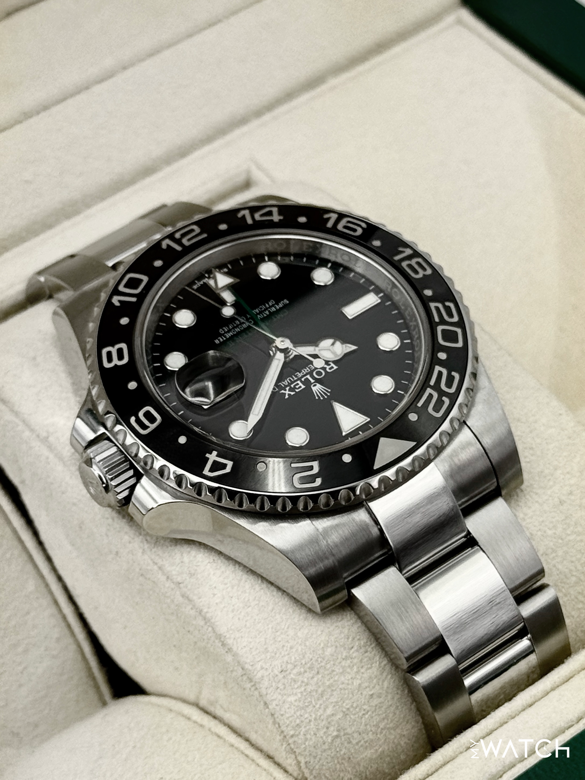 2018 Rolex GMT-Master II 40mm 116710LN Stainless Steel Black Dial - MyWatchLLC