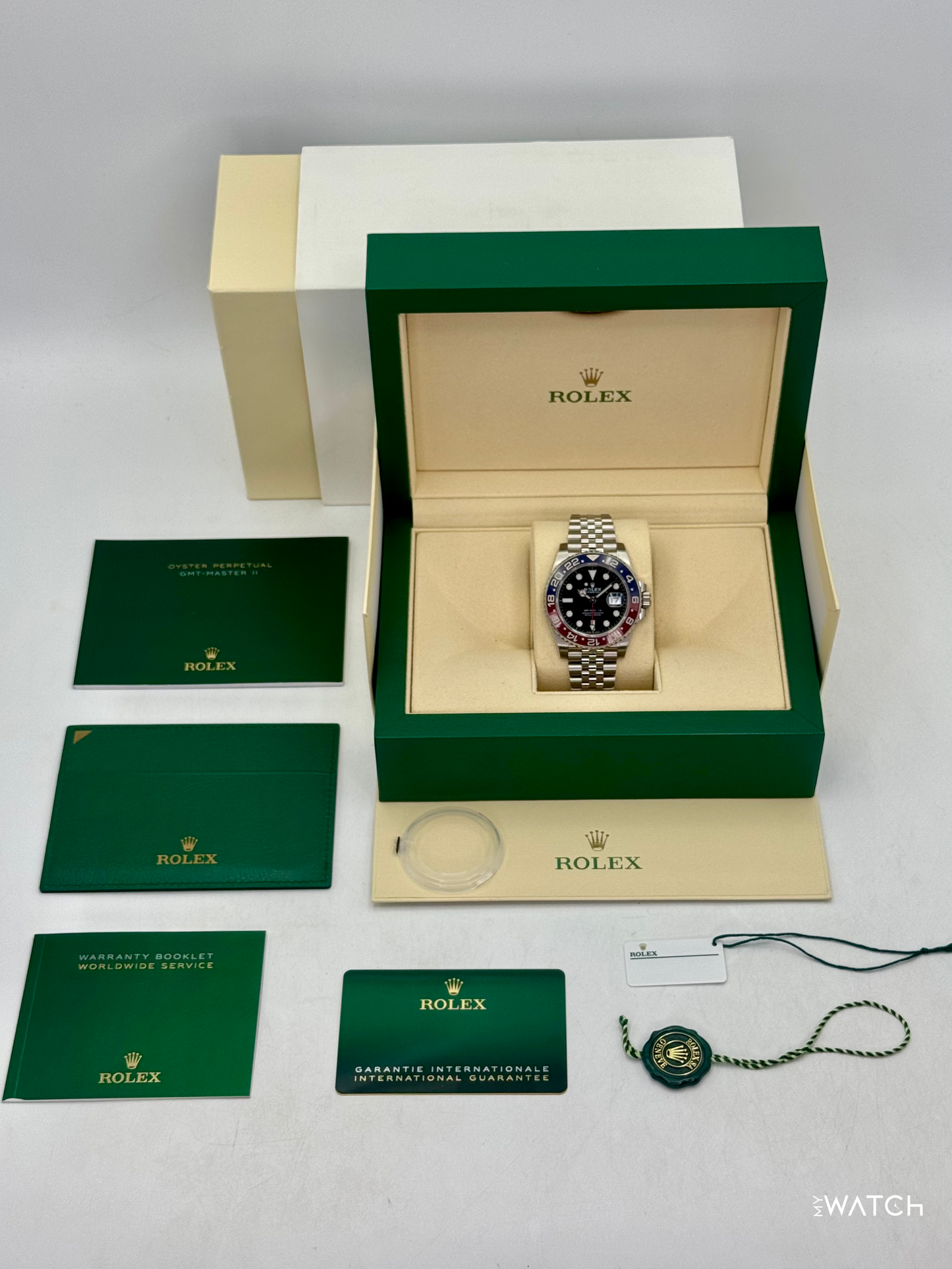 2020 Rolex GMT-Master II "Pepsi" 40mm 126710BLRO Jubilee (STICKERED) - MyWatchLLC