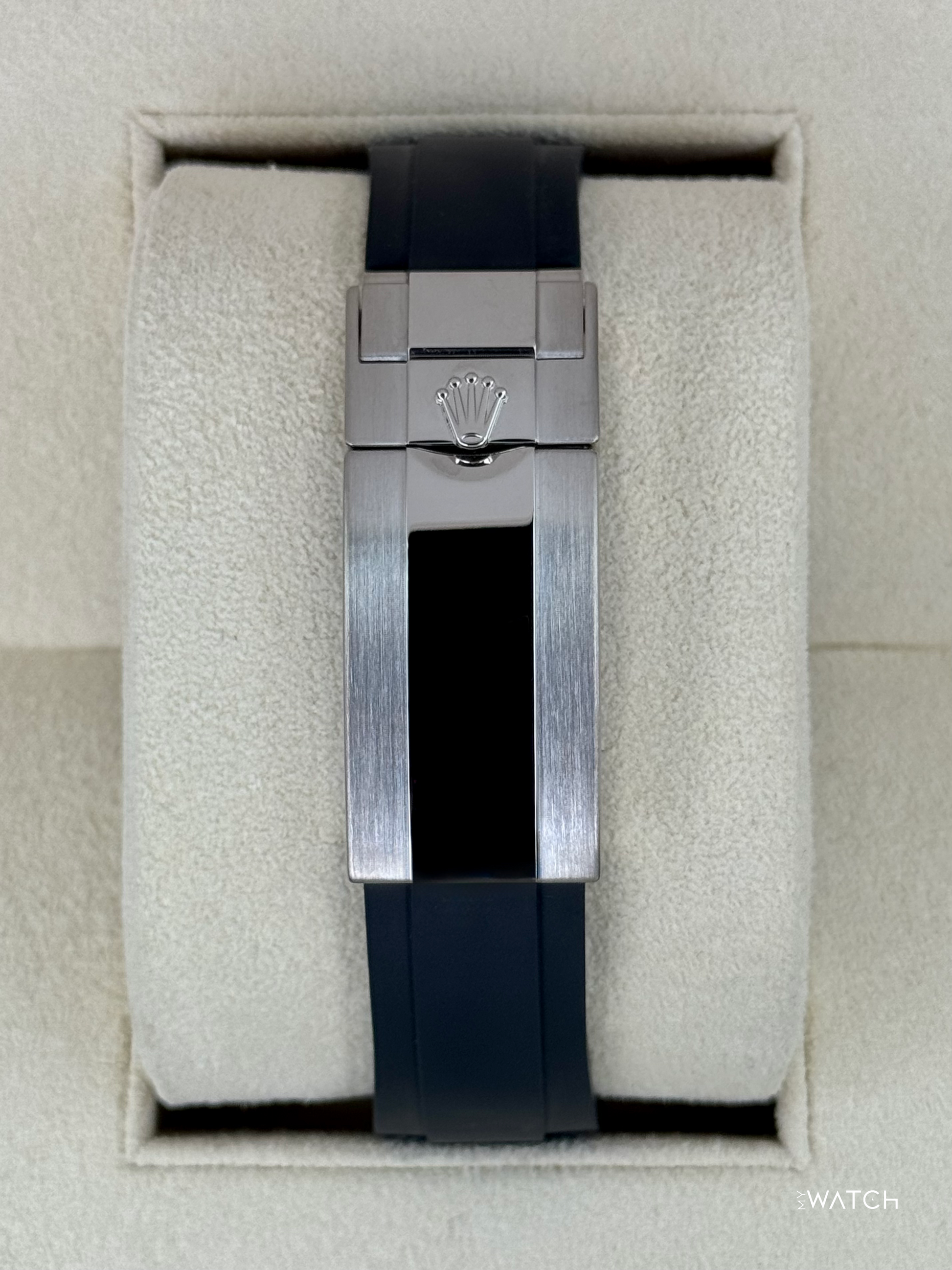 2025 Rolex Daytona 40mm 126519LN White Gold Oysterflex Silver Ghost Dial - MyWatchLLC