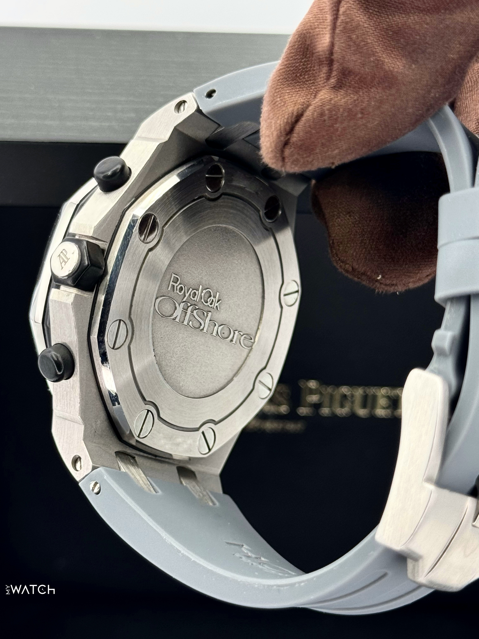 2012 Audemars Piguet Royal Oak Offshore Chrono 42mm 26175ST Grey Dial - MyWatchLLC