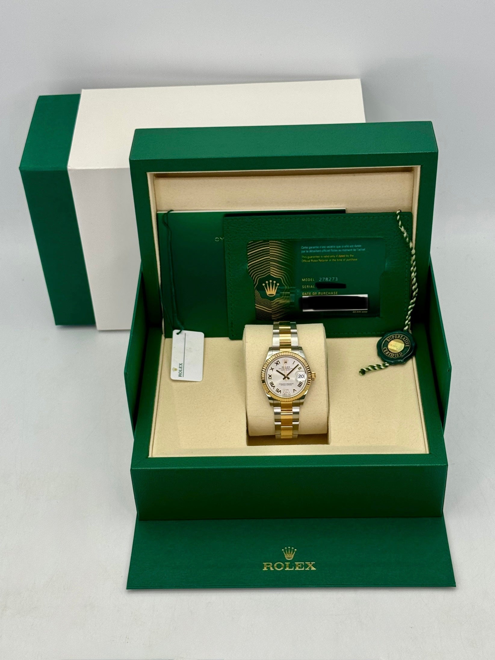 NEW 2026 Rolex Datejust 31mm 278273 Two-Tone Oyster Silver Dial - MyWatchLLC