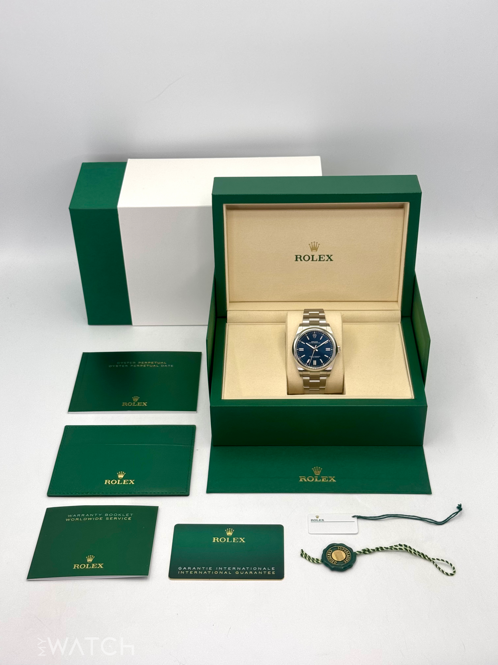NEW 2025 Rolex Oyster Perpetual 41mm 124300 Blue Dial - MyWatchLLC