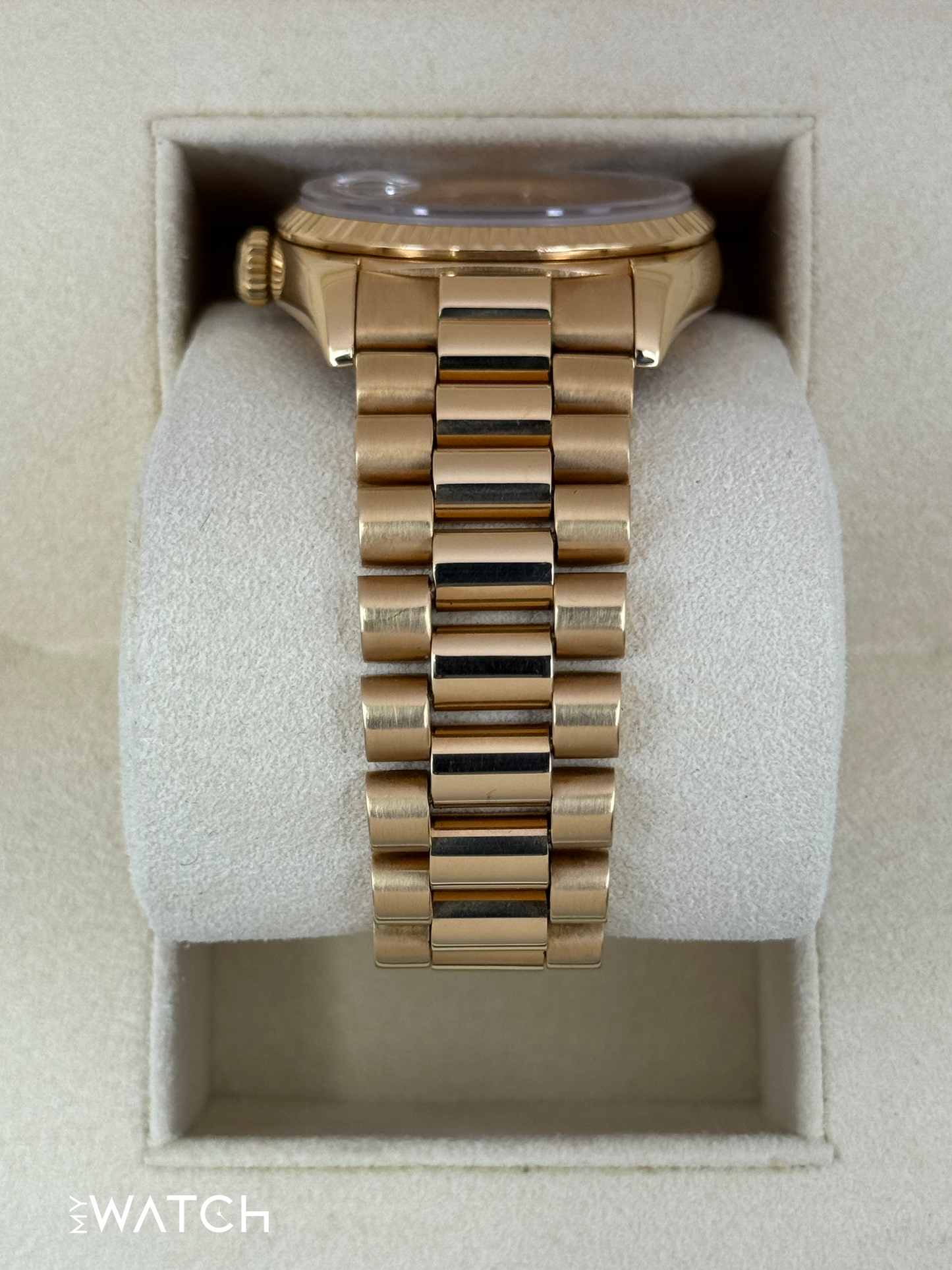 1989 Rolex Day-Date 36mm 18238 Presidential Champagne Wave Dial