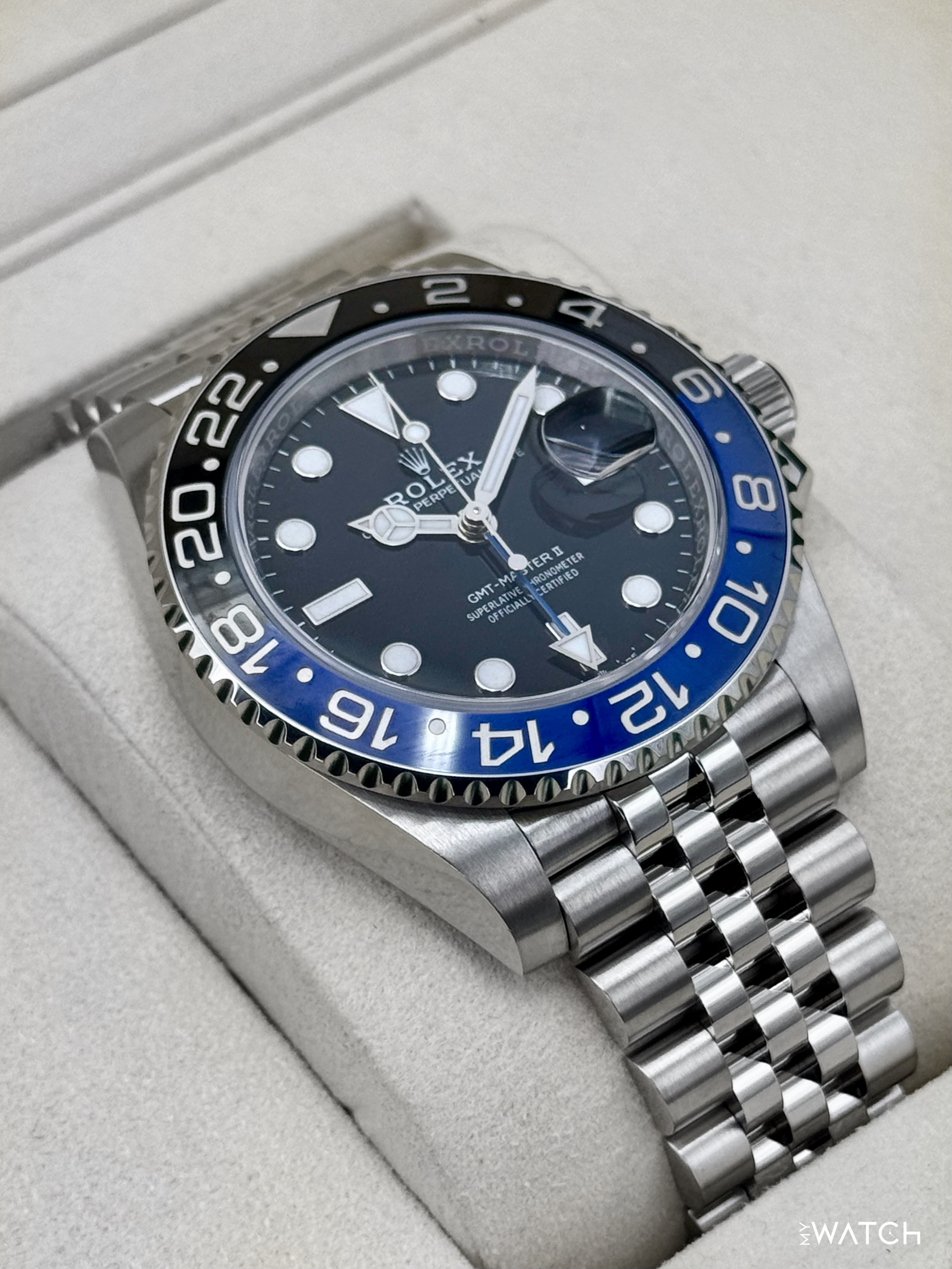 2025 Rolex GMT-Master II "Batgirl" 40mm 126710BLNR Jubilee - MyWatchLLC