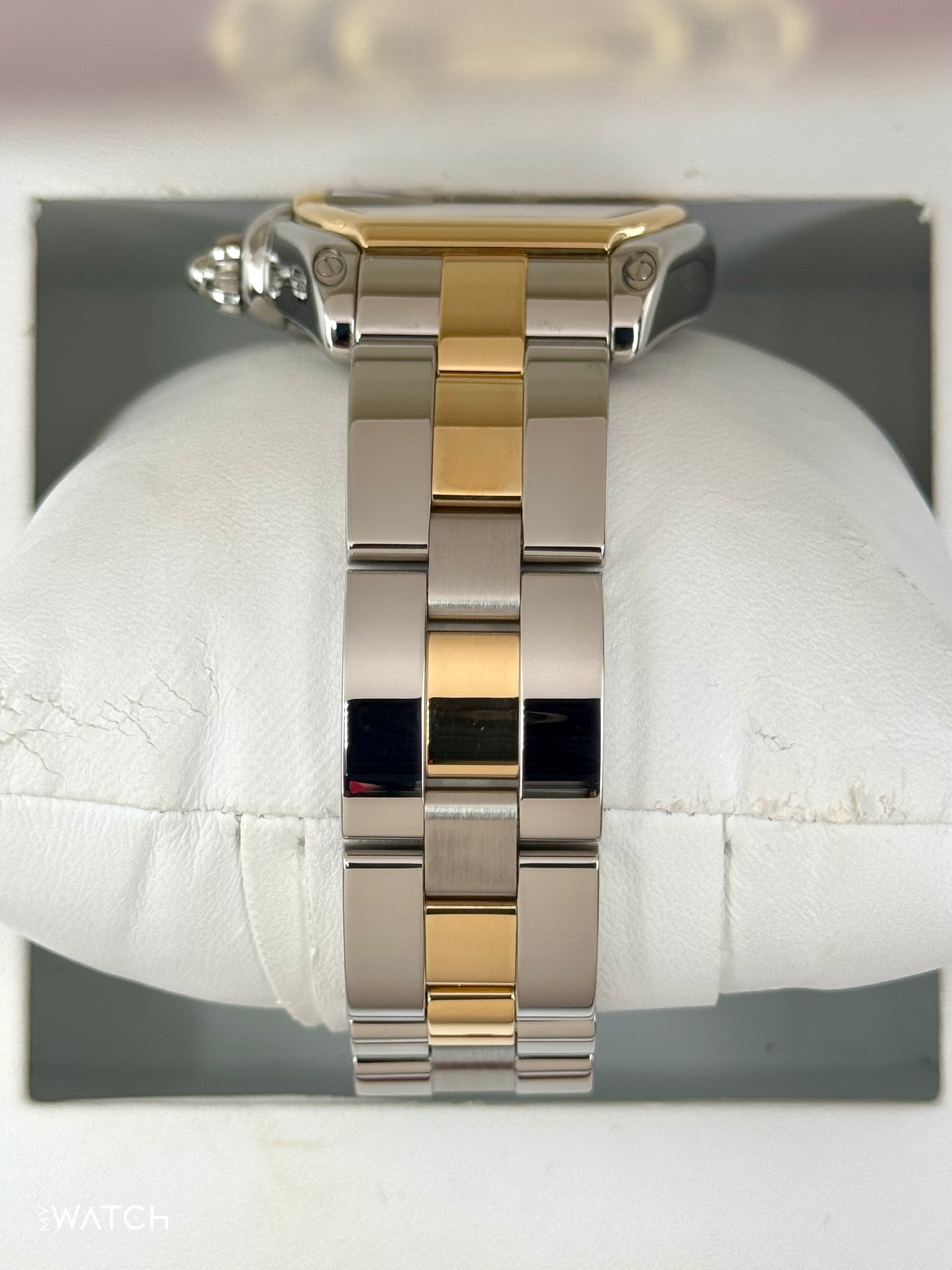 2009 Cartier Roadster 30.4mm 62031Y4 Two-Tone Silver Dial - MyWatchLLC