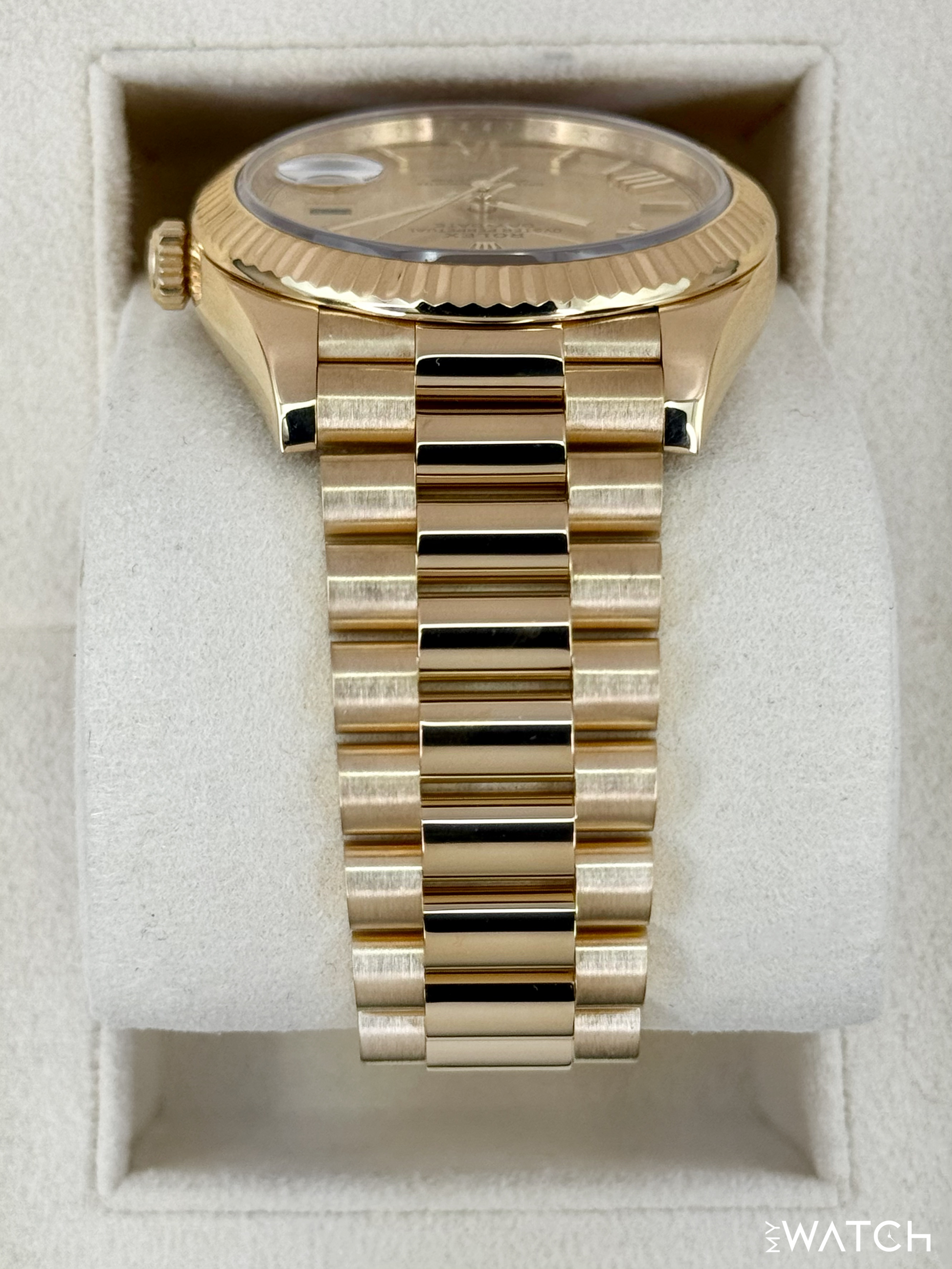 2022 Rolex Day-Date 40mm 228238 Presidential Champagne Dial - MyWatchLLC