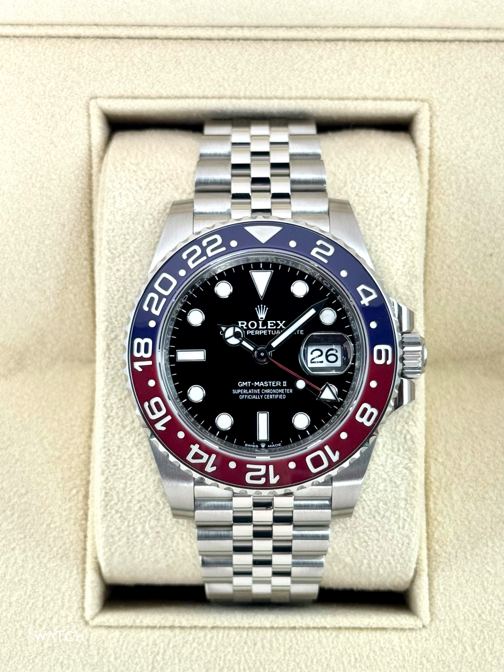 NEW 2024 Rolex GMT-Master II "Pepsi" 40mm 126710BLRO Jubilee - MyWatchLLC