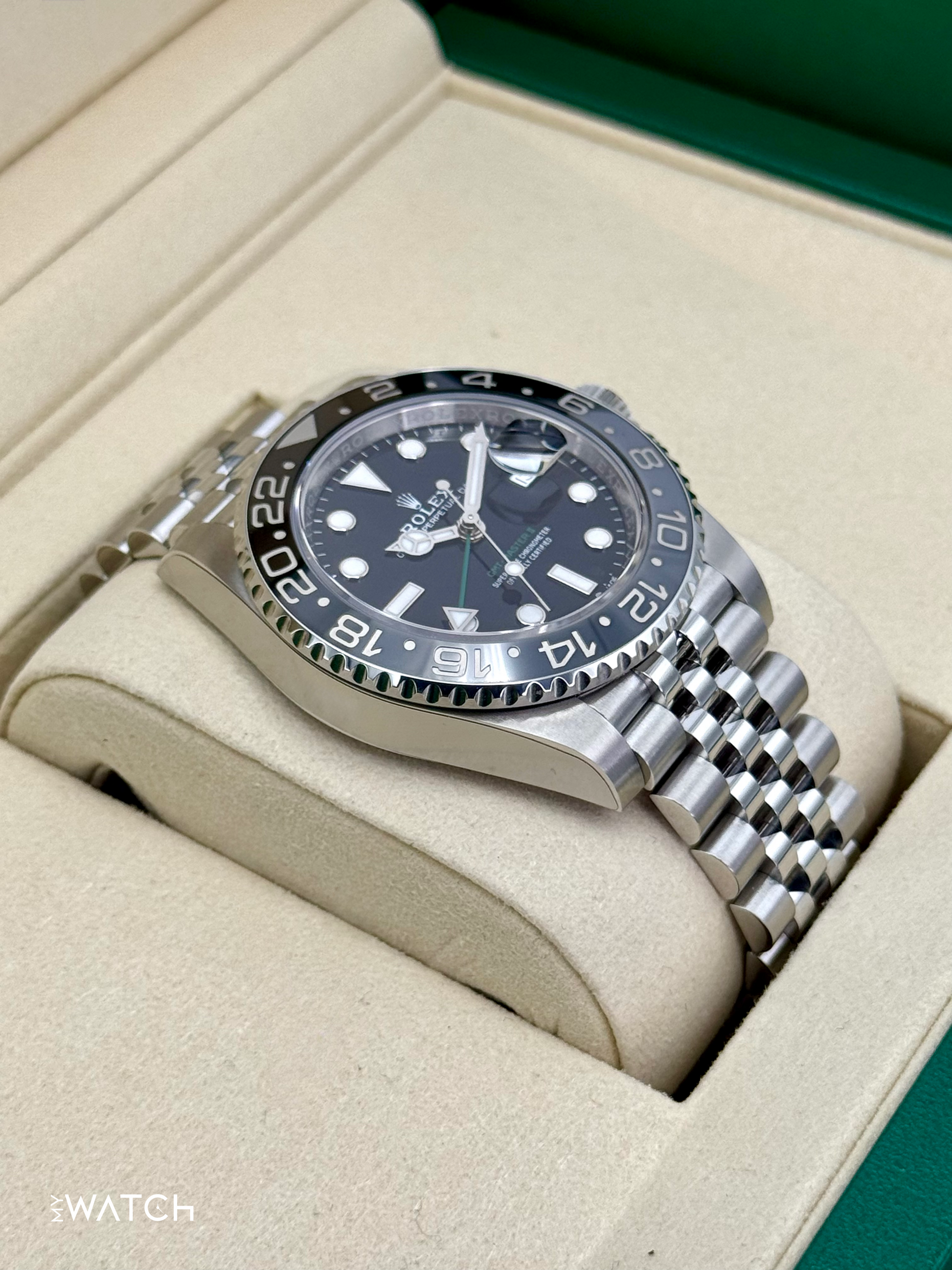 NEW 2025 Rolex GMT-Master II "Bruce Wayne" 40mm 126710GRNR Jubilee (STICKERED) - MyWatchLLC