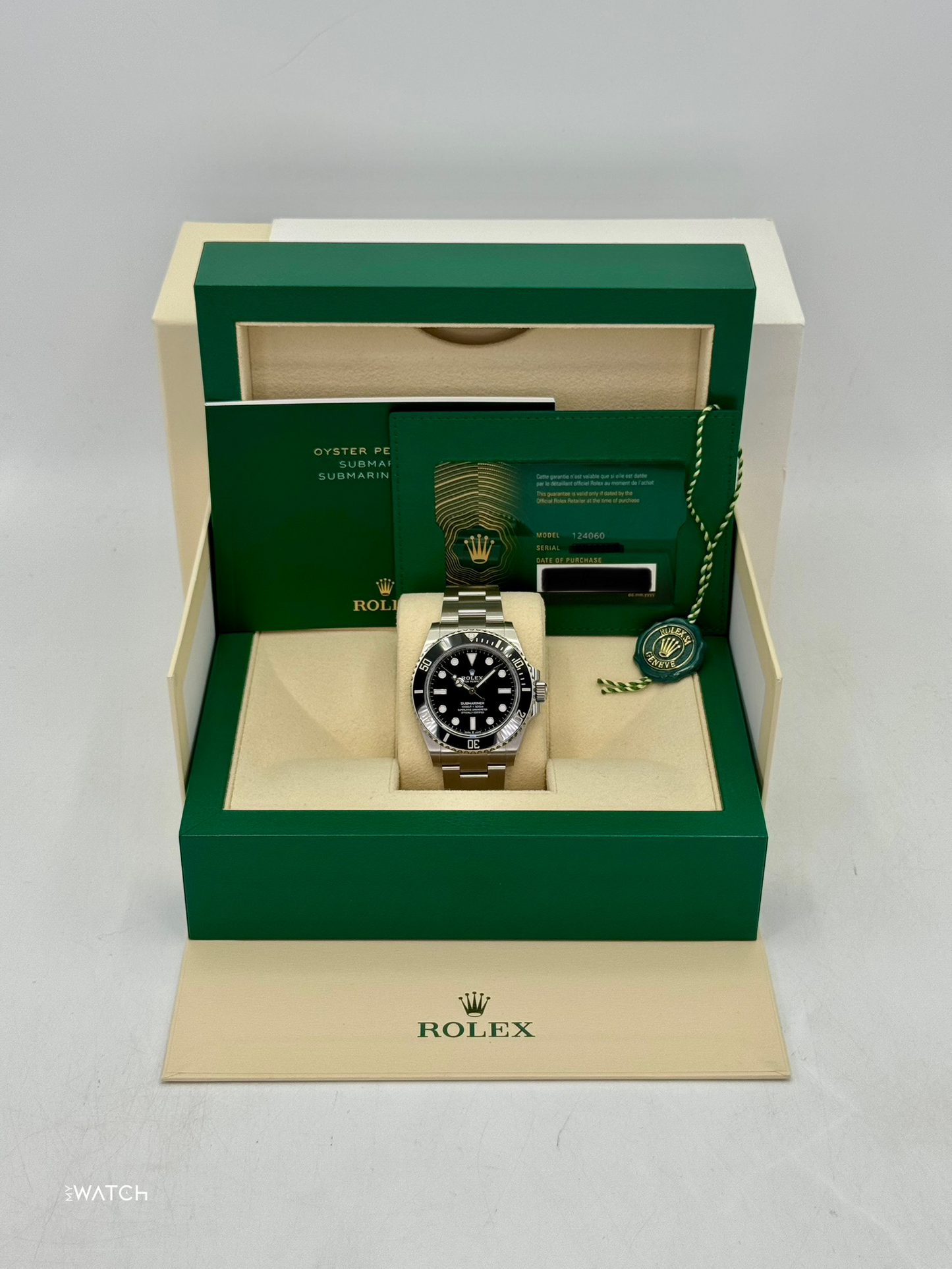 2025 Rolex Submariner 41mm 124060 Stainless Steel Black Dial