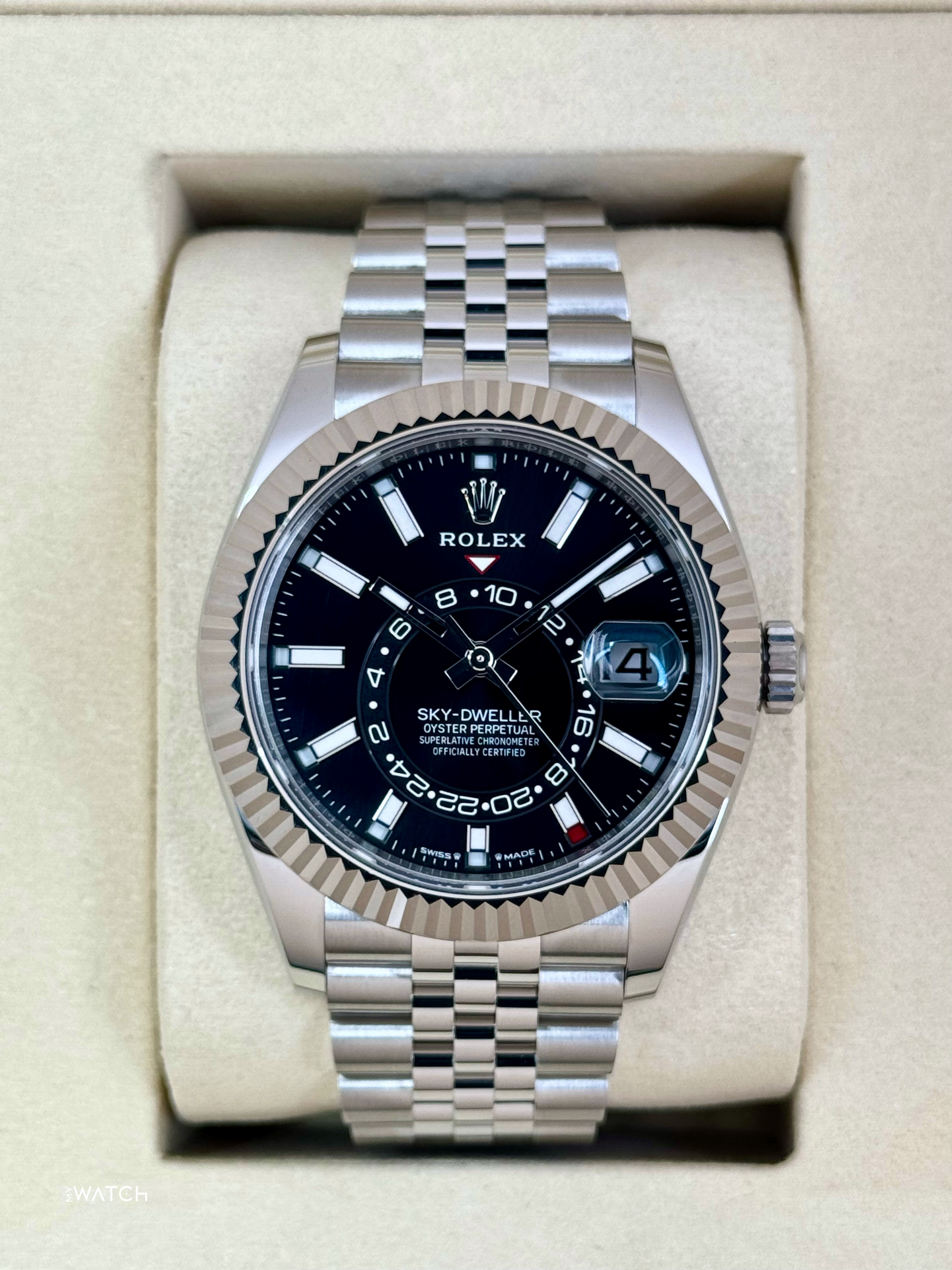 NEW 2025 Rolex Sky-Dweller 42mm 336934 Jubilee Black Dial - MyWatchLLC