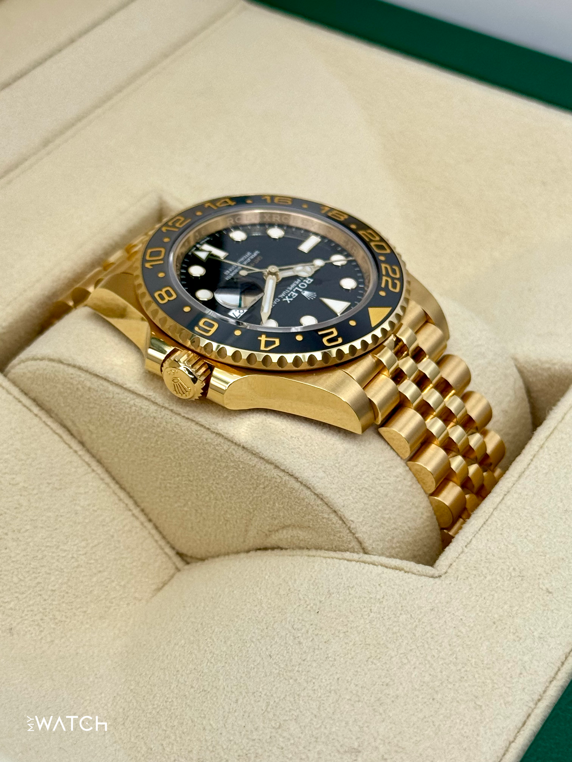 2024 Rolex GMT-Master II 40mm 126718GRNR Jubilee Black Dial - MyWatchLLC