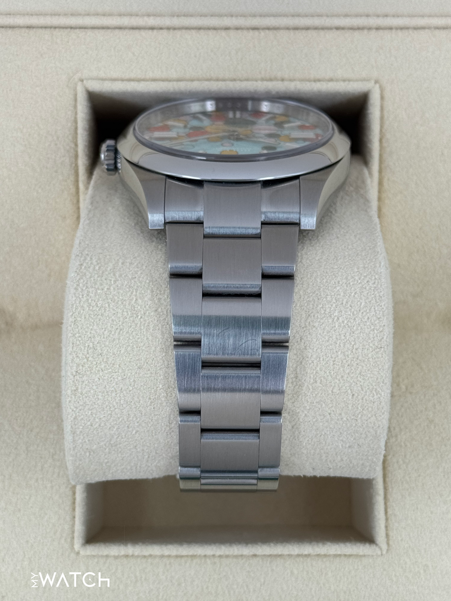 2024 Rolex Oyster Perpetual 41mm 124300 Celebration Dial