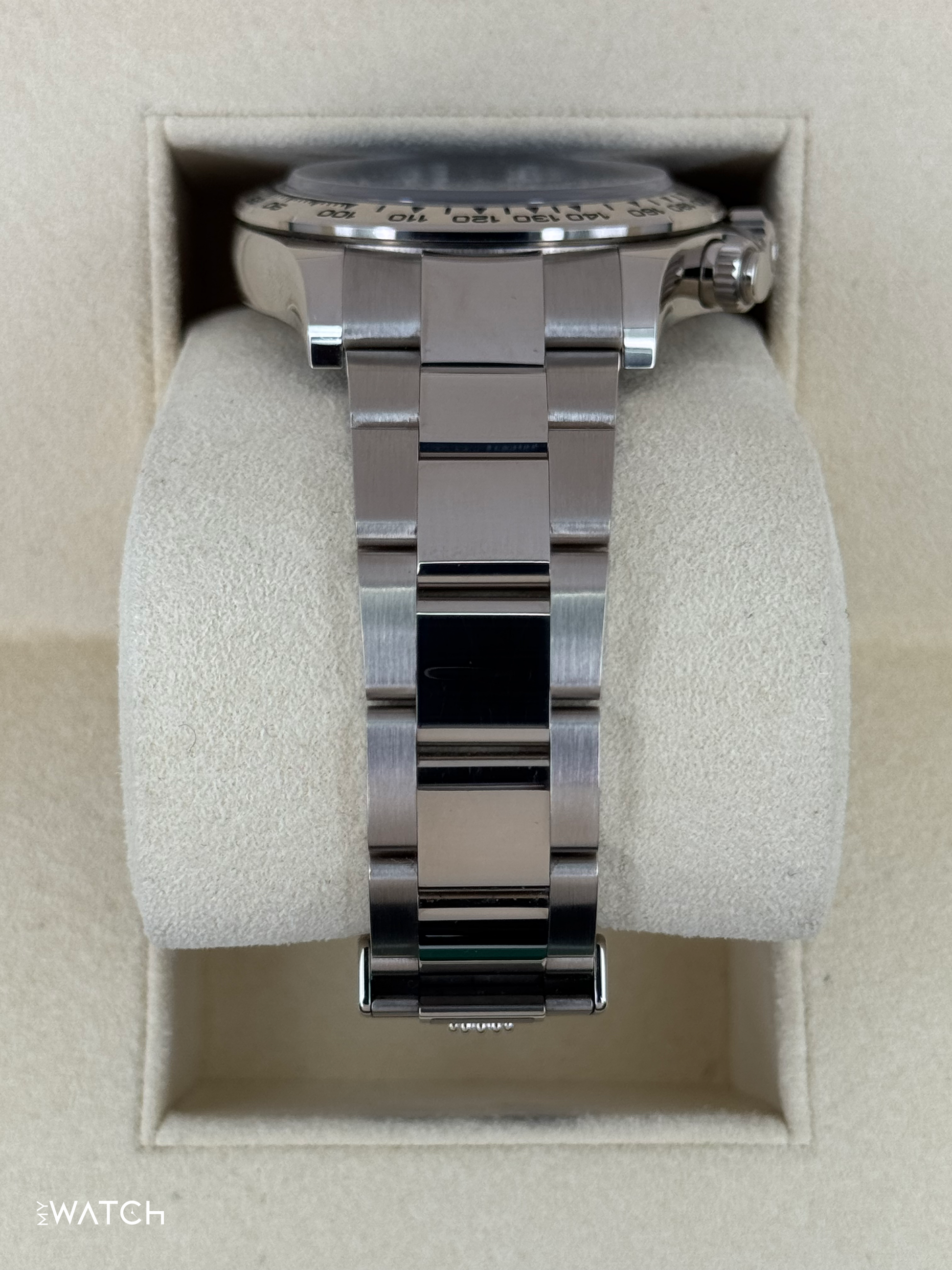 2021 Rolex Daytona 40mm 116509 White Gold Blue Dial - MyWatchLLC