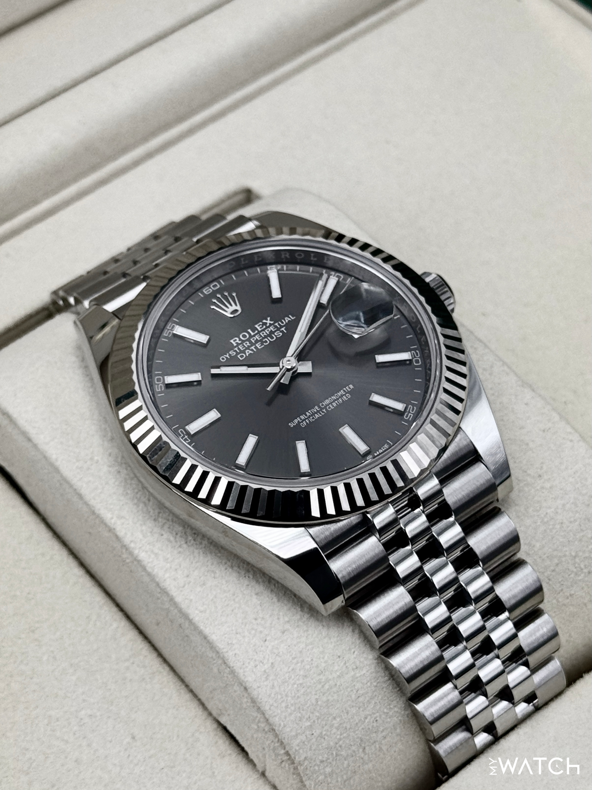 NEW 2026 Rolex Datejust 41mm 126334 Stainless Steel Jubilee Rhodium Dial - MyWatchLLC