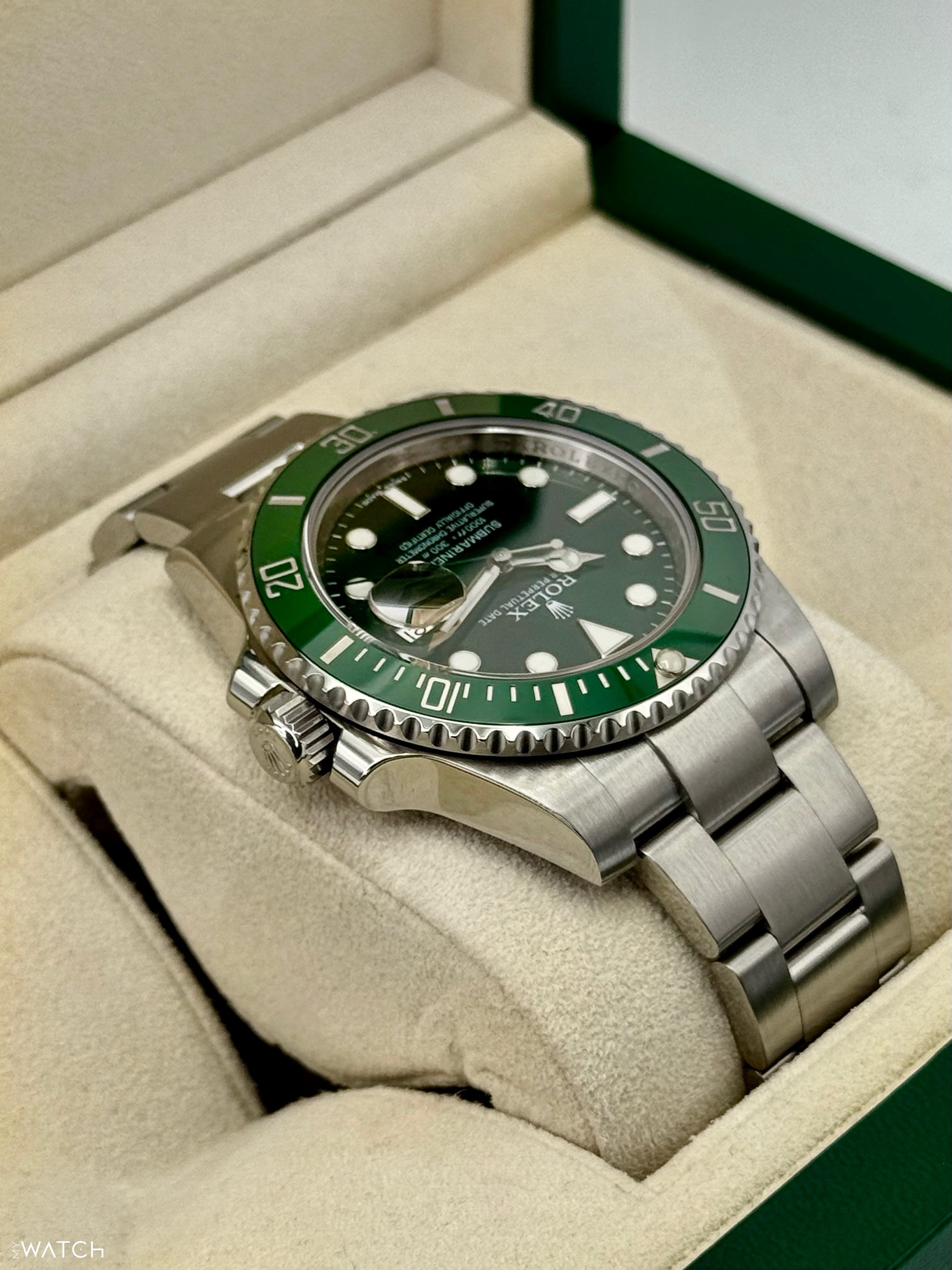 2015 Rolex Submariner "Hulk" 40mm 116610LV Green Dial - MyWatchLLC