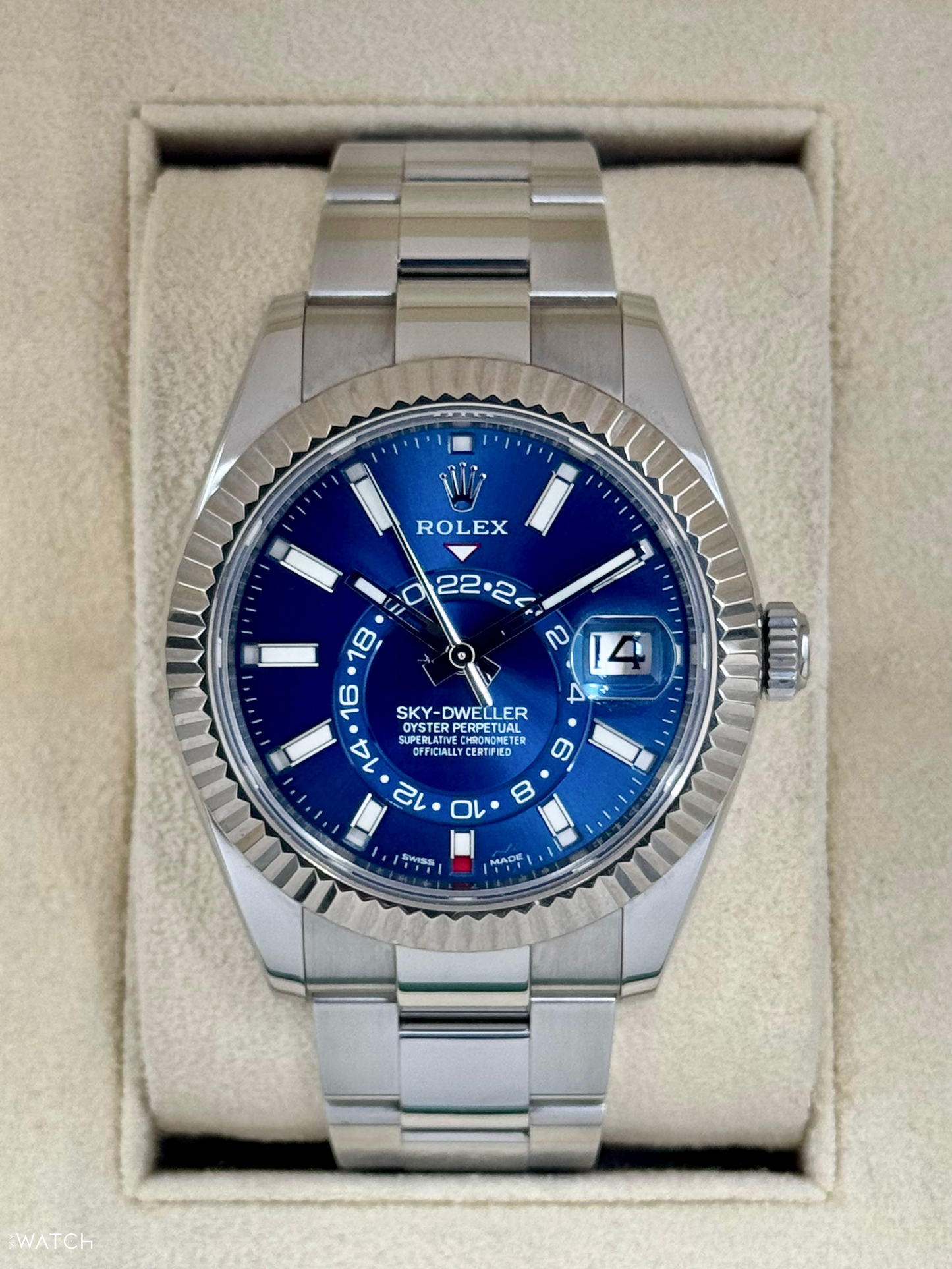 2023 Rolex Sky-Dweller 42mm 326934 Oyster Blue Dial - MyWatchLLC