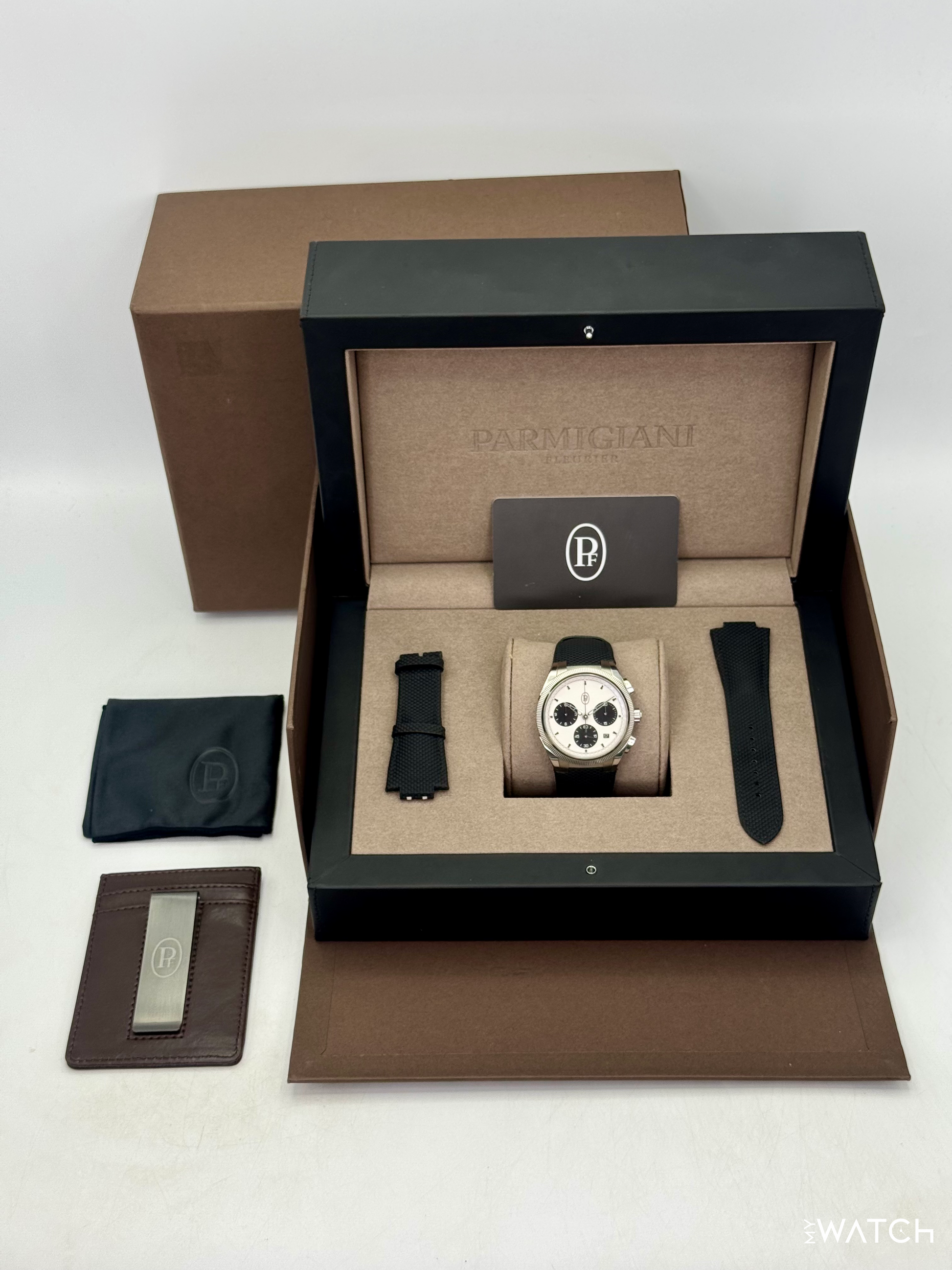 2023 Parmigiani Fleurier Tonda Pf Chronograph 42mm PFC931 Silver Dial - MyWatchLLC
