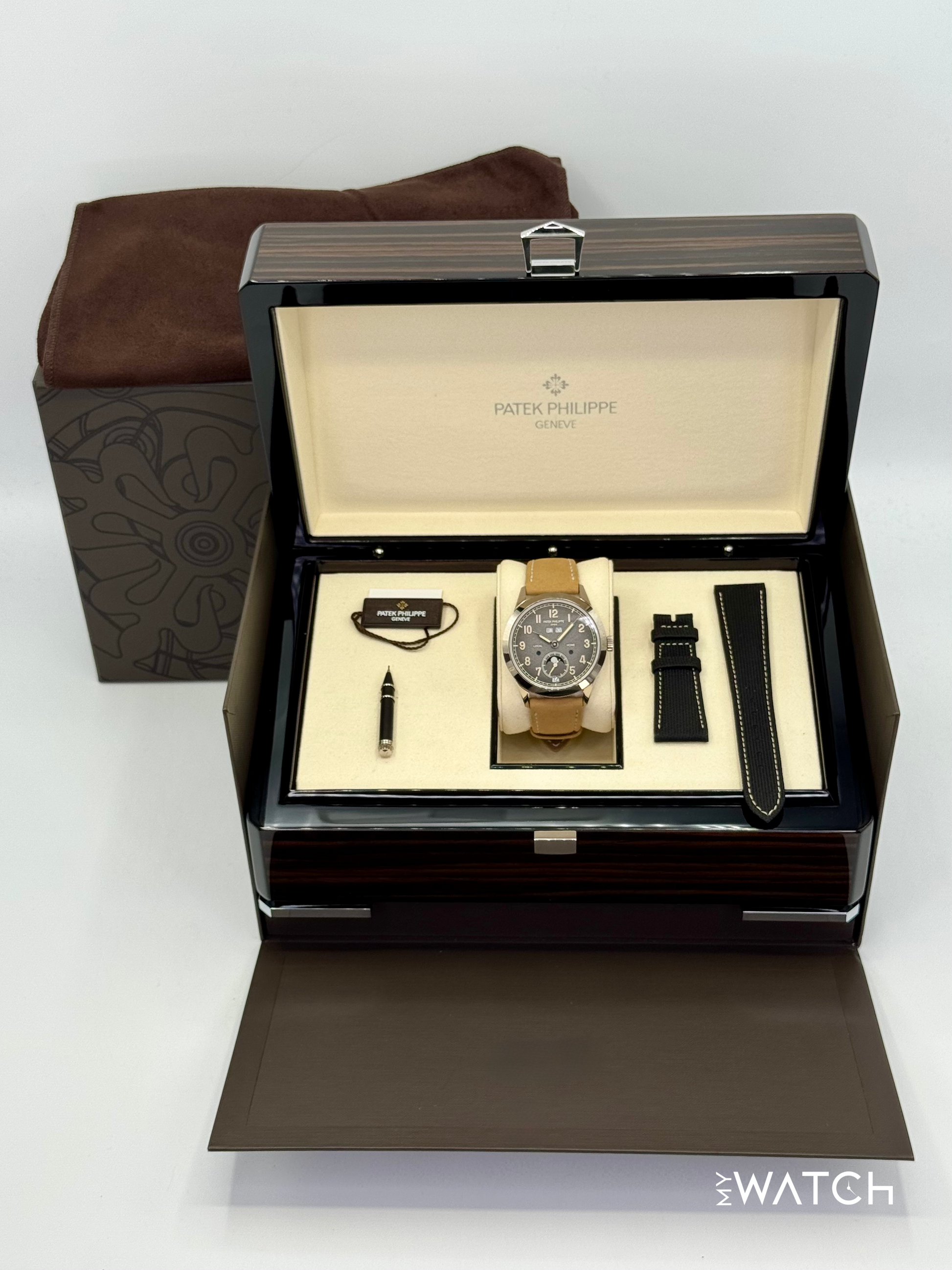 NEW 2025 Patek Philippe 42mm 5326G Annual Calendar Travel Time Compliations - MyWatchLLC