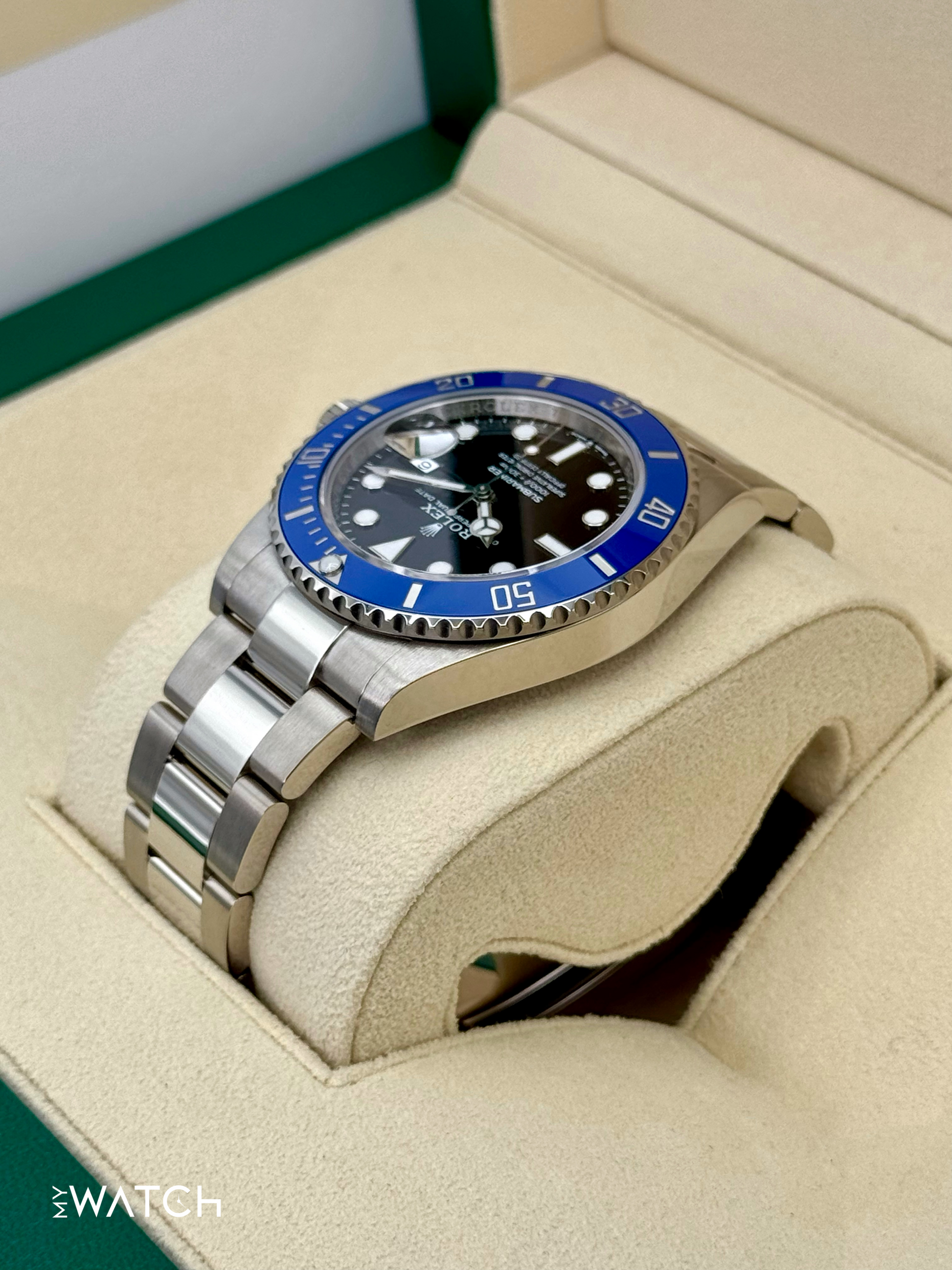 2024 Rolex Submariner “Cookie Monster ” 41mm 126619LB White Gold Blue Dial - MyWatchLLC