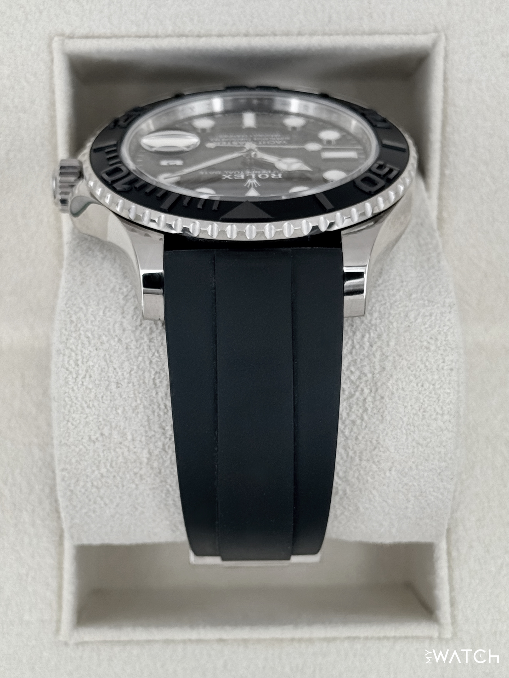 2024 Rolex Yacht-Master 42mm 226659 White Gold Oysterflex Black Dial - MyWatchLLC