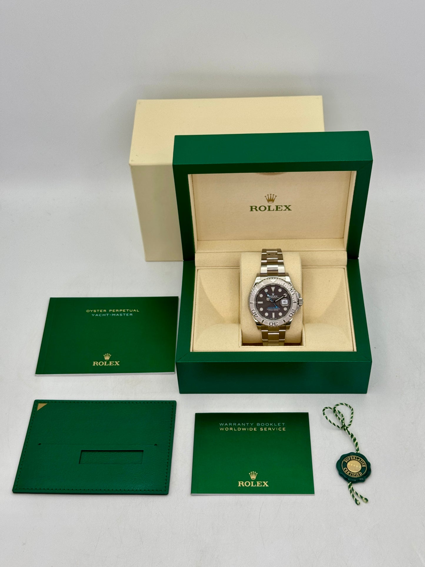 2020 Rolex Yacht-Master 40mm 126622 Stainless Steel Rhodium Dial