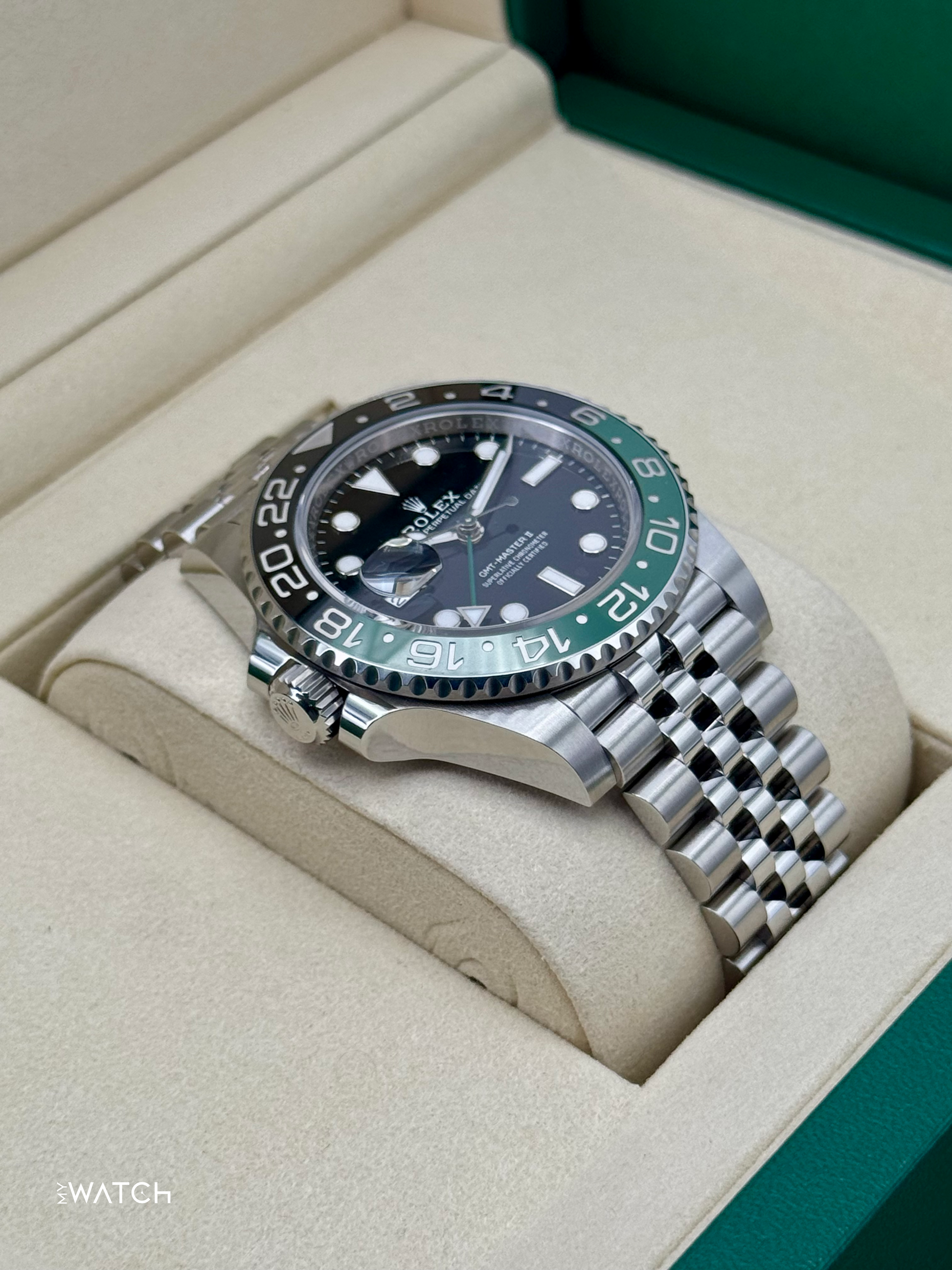 NEW 2025 Rolex GMT-Master II "Sprite" 40mm 126720VTNR Jubilee - MyWatchLLC