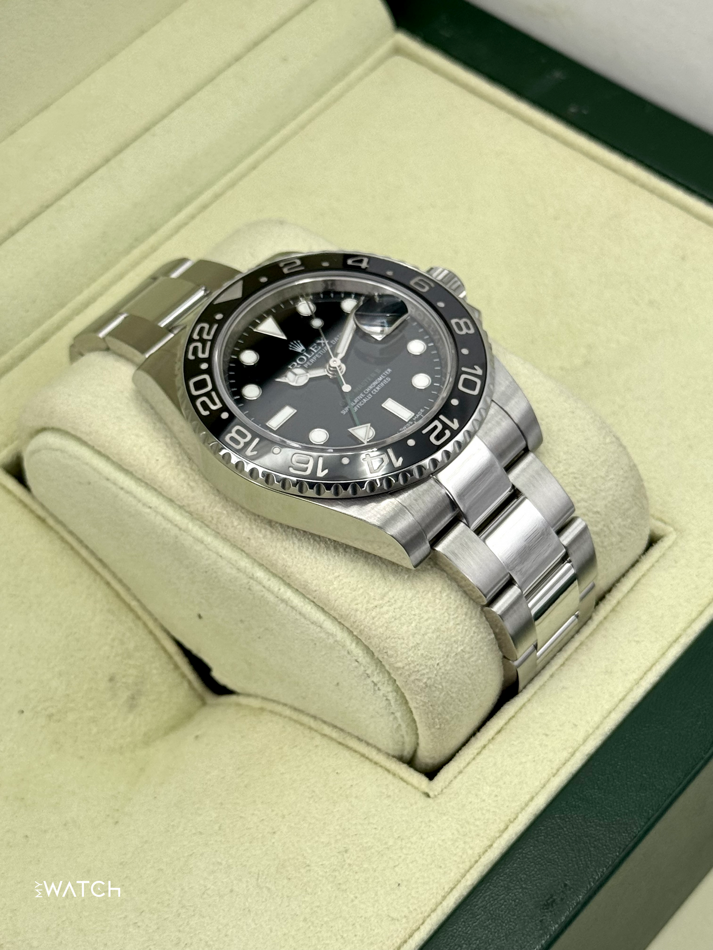2014 Rolex GMT-Master II 40mm 116710LN Stainless Steel Black Dial