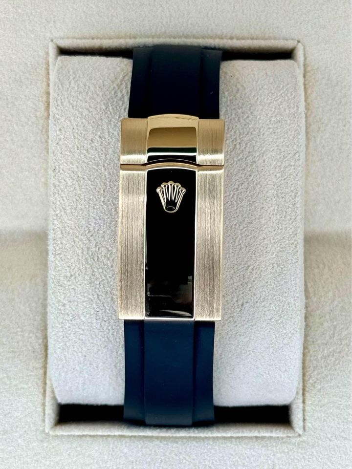 2022 Rolex Sky-Dweller 42mm 326238 Yellow Gold Oysterflex Black Dial - MyWatchLLC