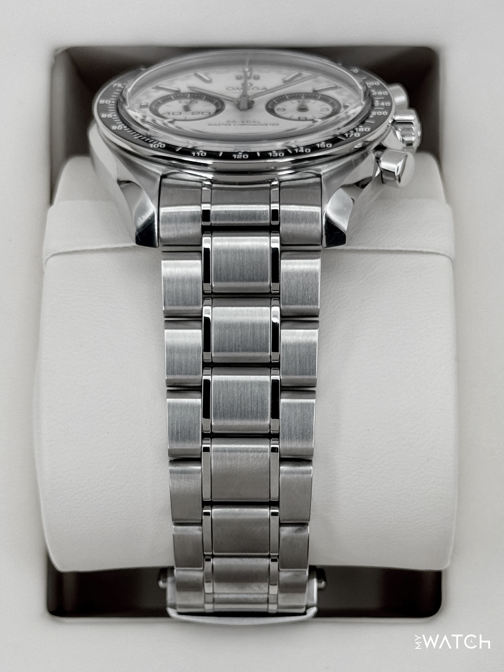 2019 Omega Speeedmaster Racing 44.2mm 329.30.44.51.04.001 White Dial - MyWatchLLC