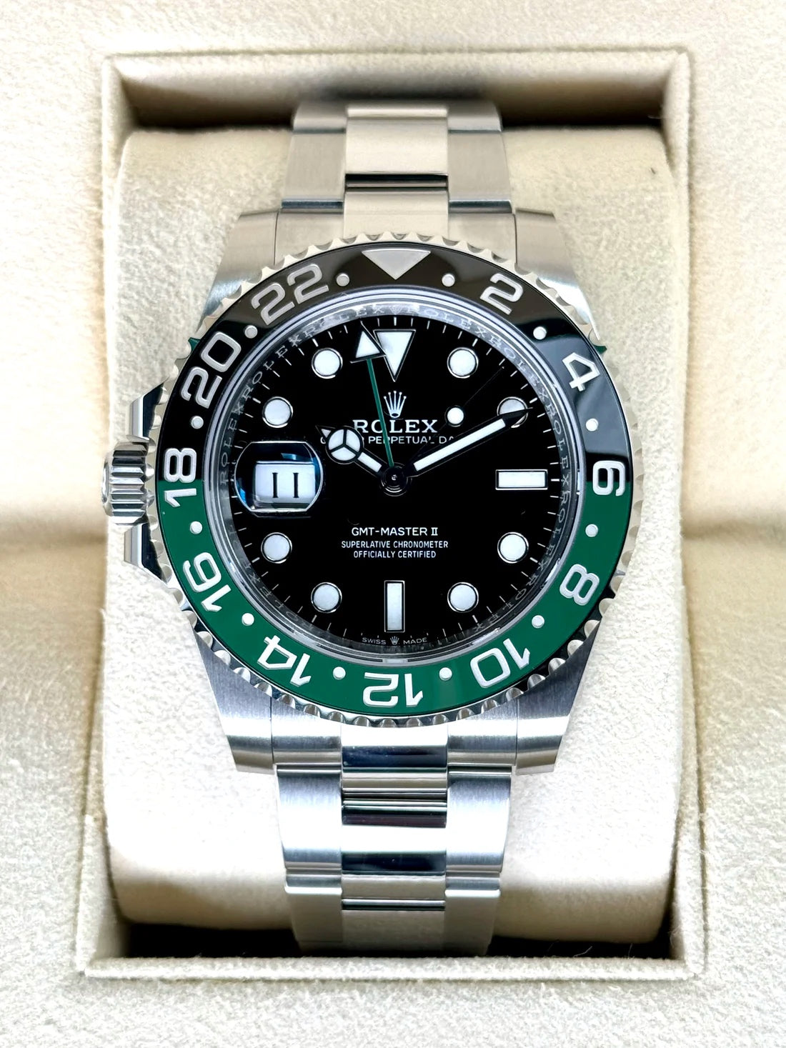 NEW 2024 Rolex GMT-Master II “Sprite” 40mm 126720VTNR Oyster - MyWatchLLC