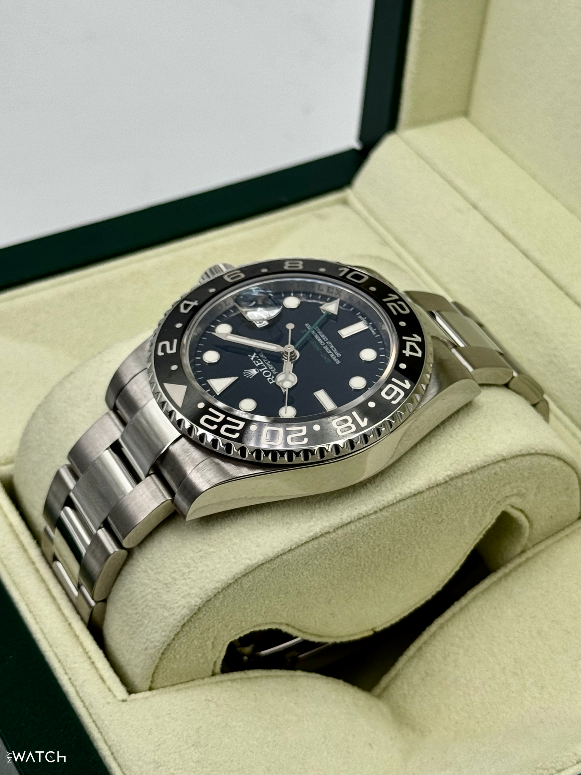 2011 Rolex GMT-Master II 40mm 116710LN Stainless Steel Black Dial - MyWatchLLC