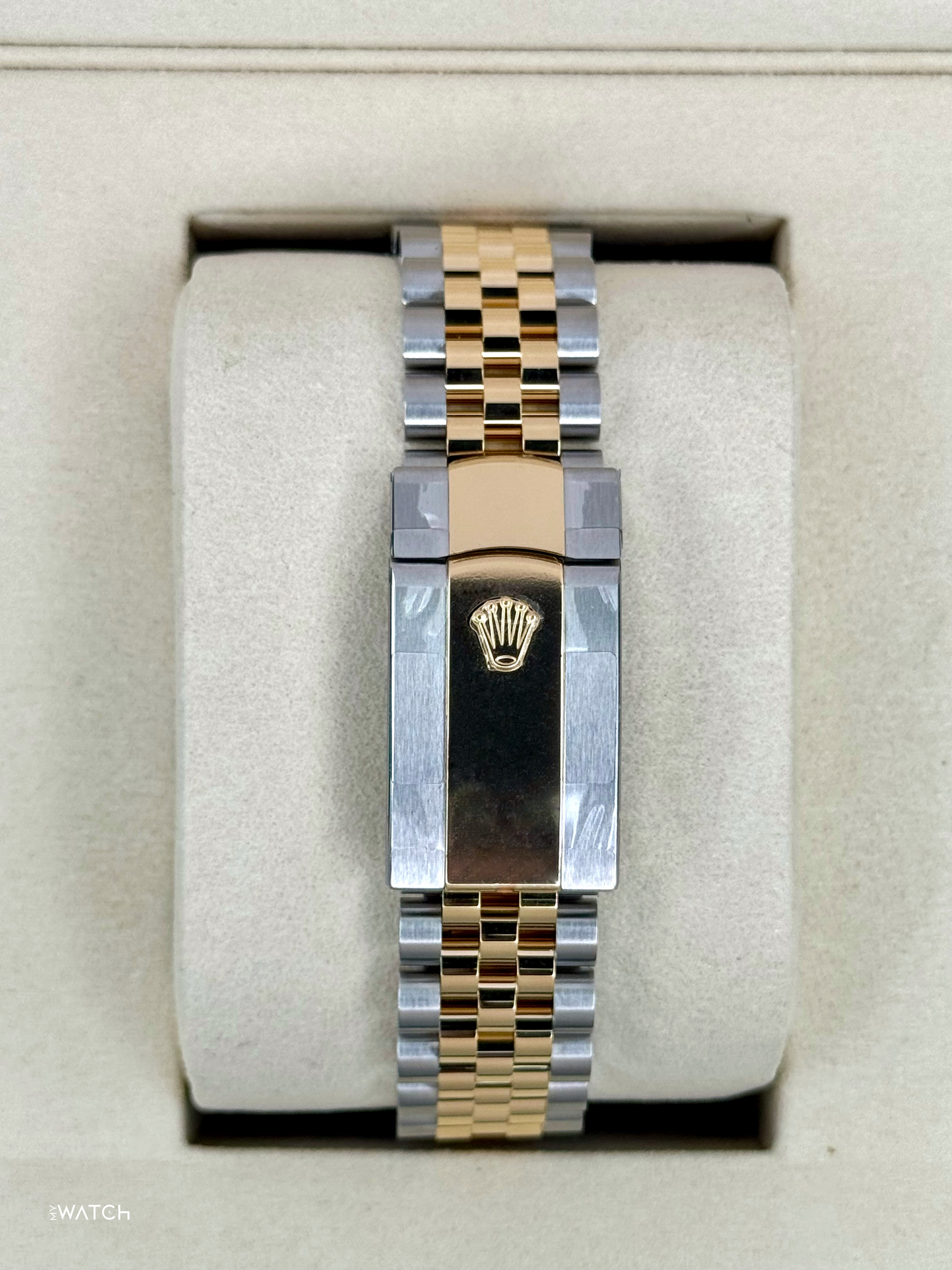 NEW 2025 Rolex Datejust 41mm 126333 Two-Tone Jubilee Black Dial (STICKERED) - MyWatchLLC