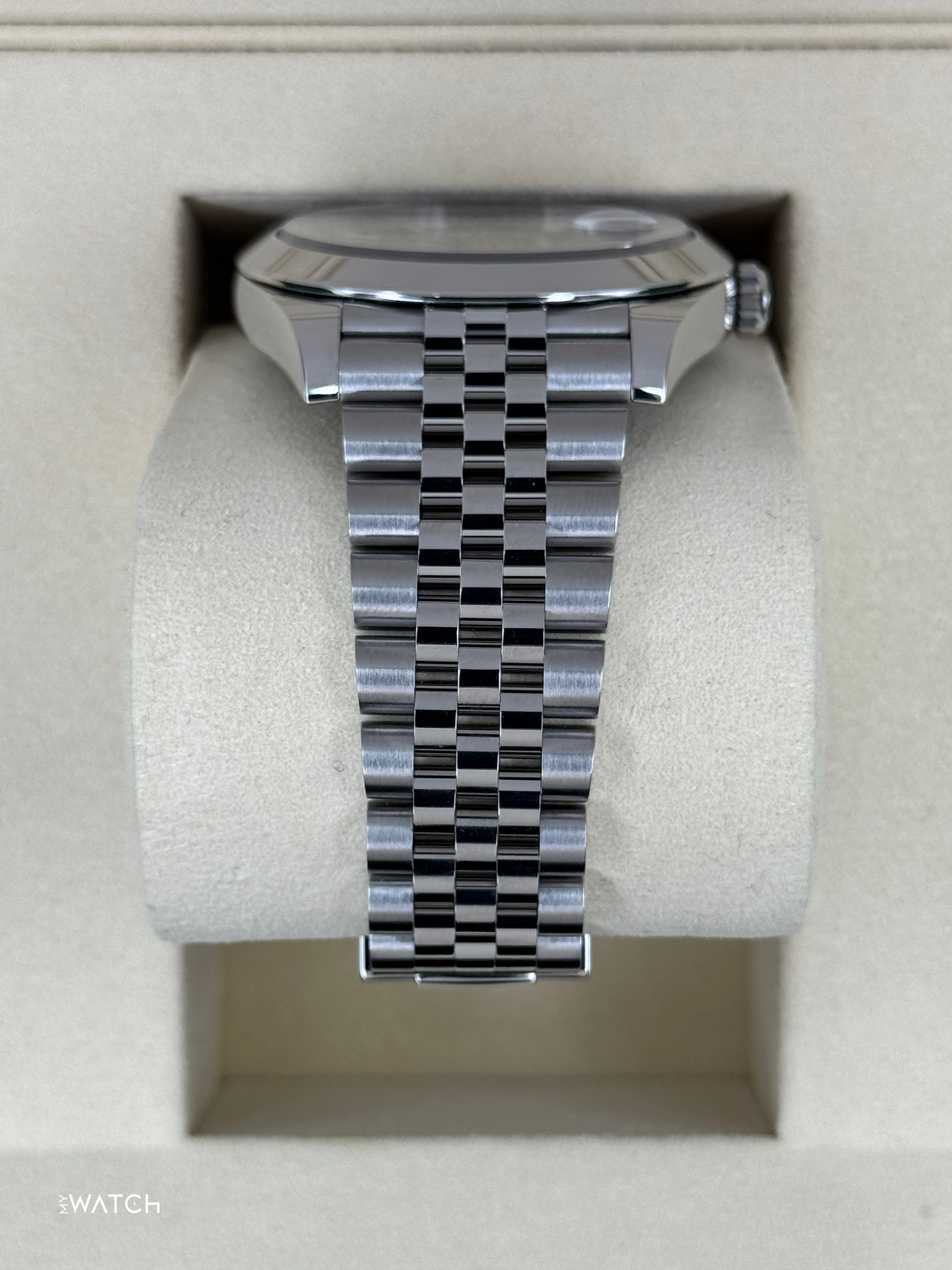 NEW 2025 Rolex Datejust 41mm 126300 Stainless Steel Jubilee Black Dial - MyWatchLLC