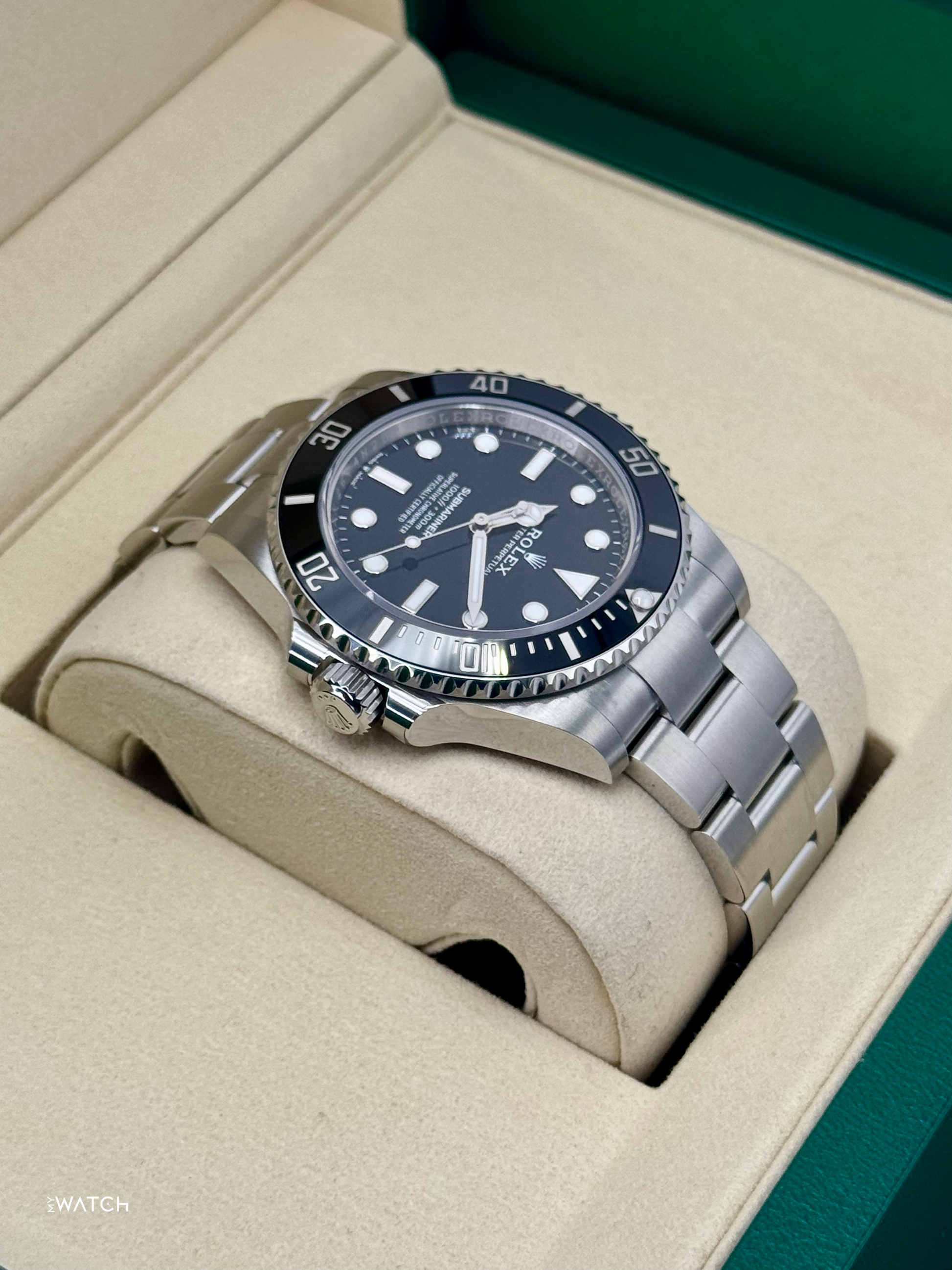 NEW 2025 Rolex Submariner 41mm 124060 Stainless Steel Black Dial (STICKERED) - MyWatchLLC