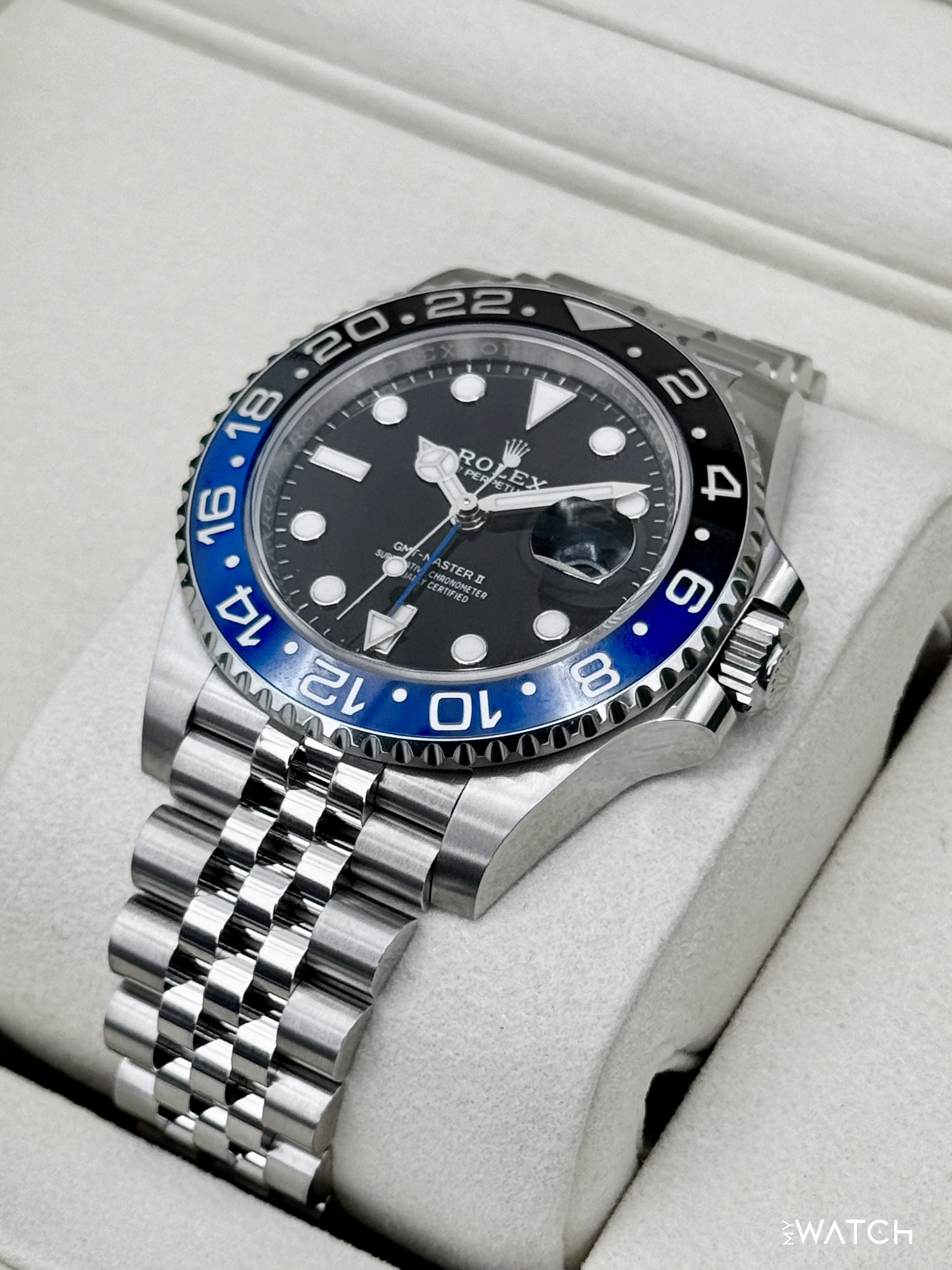 NEW 2025 Rolex GMT-Master II "Batgirl" 40mm 126710BLNR Jubilee - MyWatchLLC