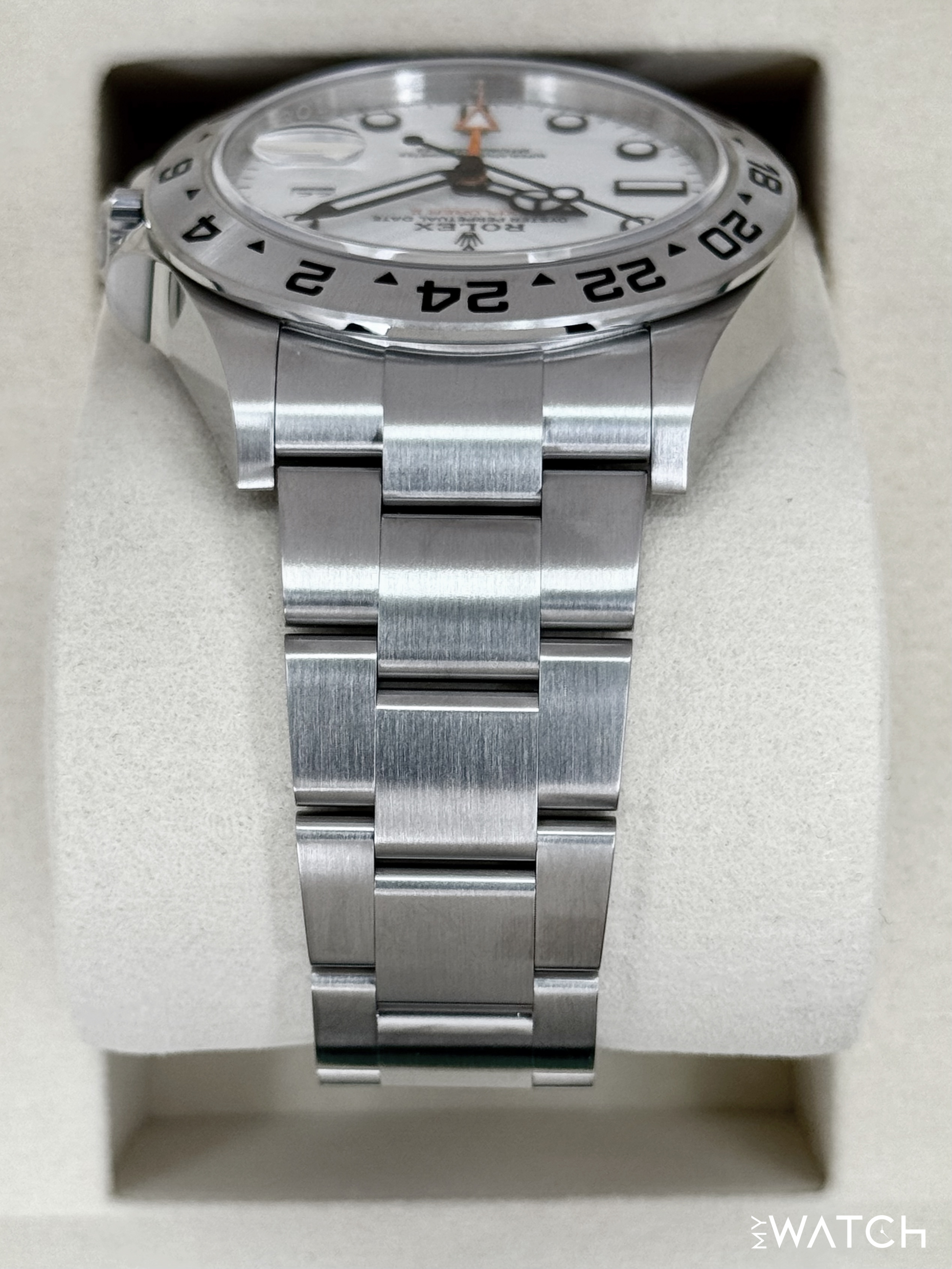 NEW 2026 Rolex Explorer II 42mm 226570 Polar White Dial (STICKERED) - MyWatchLLC